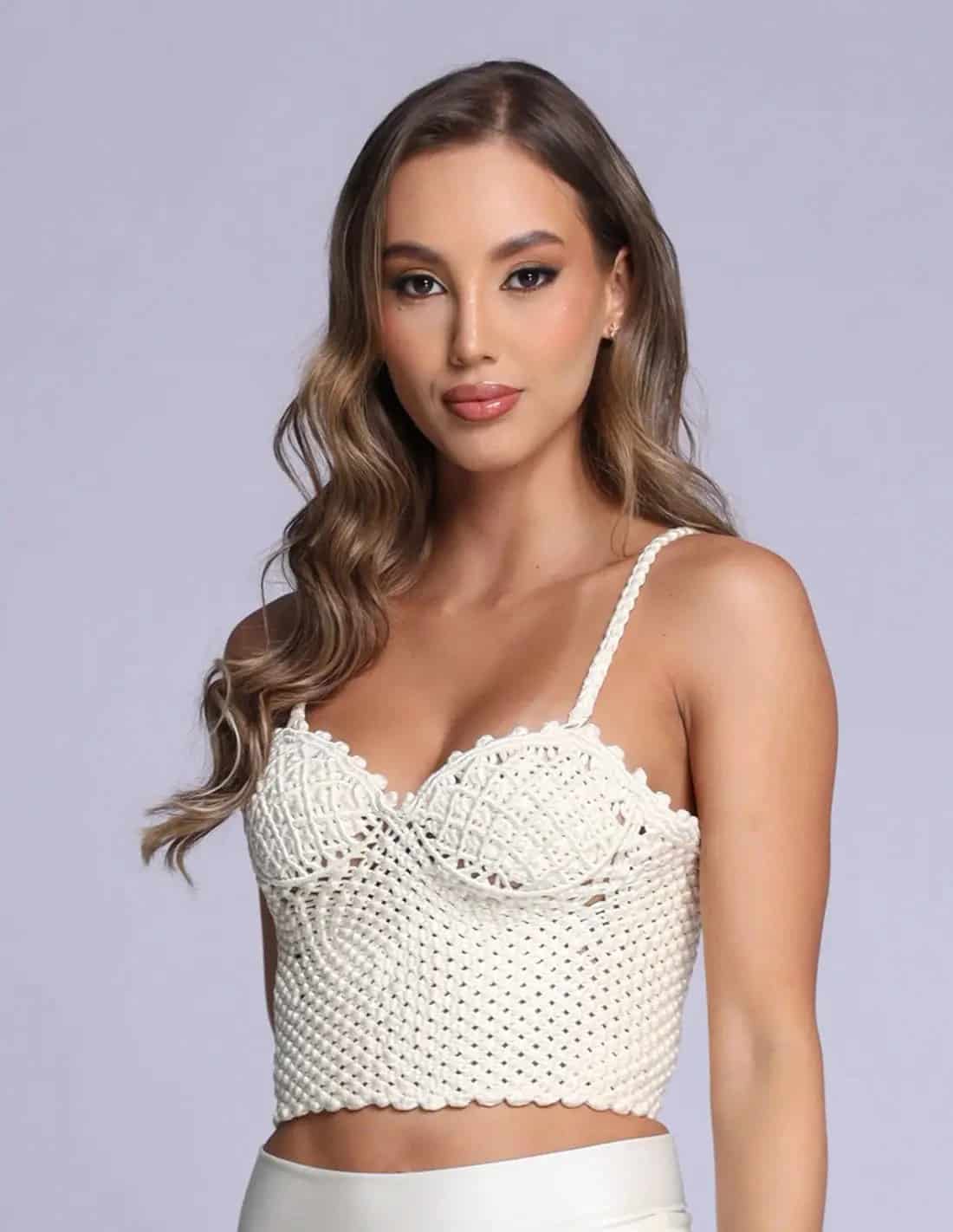 Crop Top Corpiño Marfil - miniatura 1