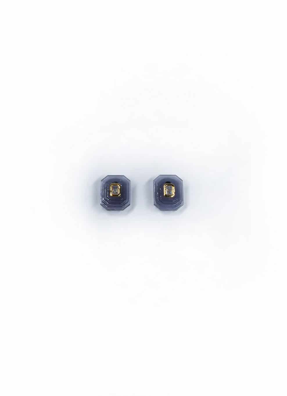 OTTAGONO S - SMOKY EARRINGS - miniatura 2