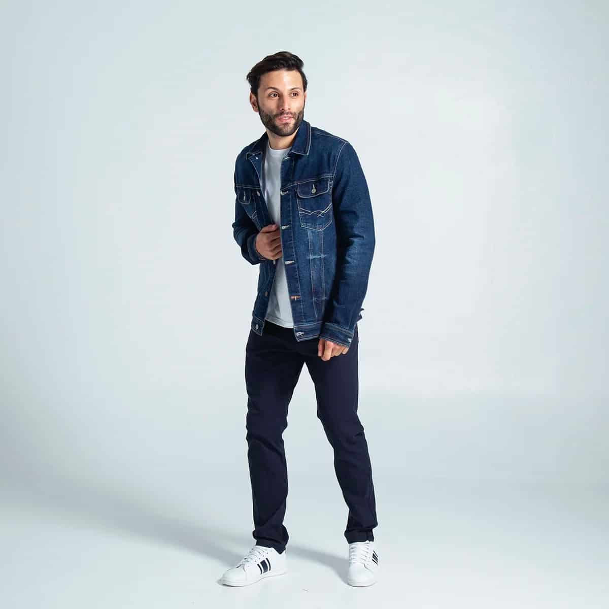 Chaqueta Clasica Denim Slim Rkd - miniatura 13