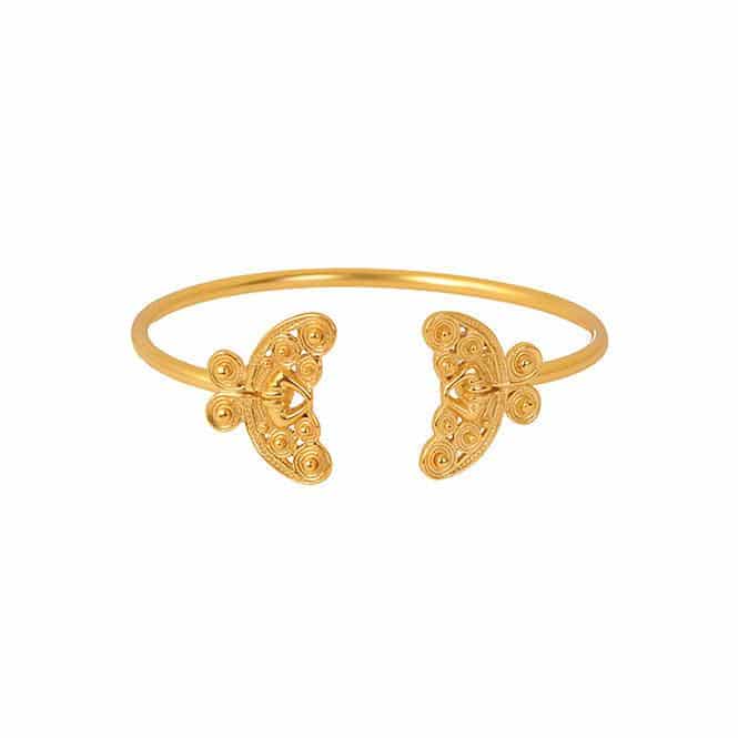 Pulsera de Aro Nariguera Mariposa Tairona - miniatura 1