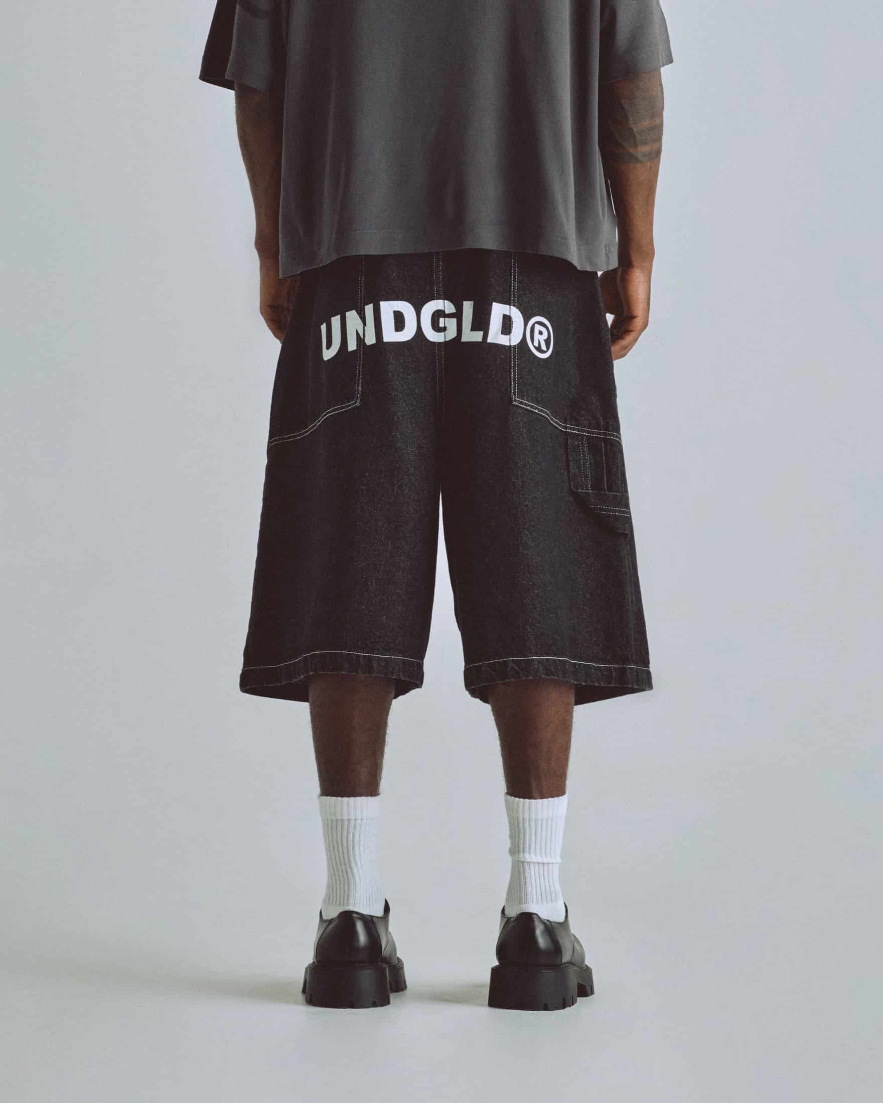 Basics UNDGLD Denim Jort Black - miniatura 2