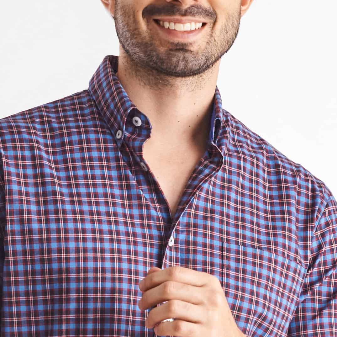 Camisa regular fit a cuadros - miniatura 3