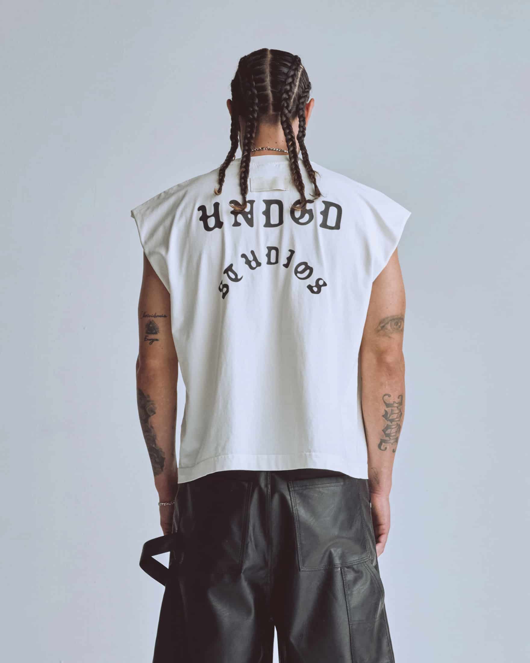 Capsule UNDGD STUDIOS Sleeveless Tshirt White - miniatura 6