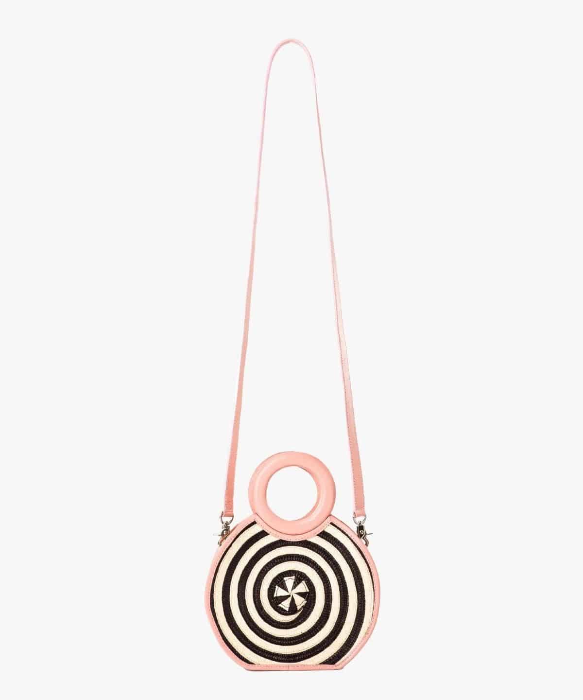 Zenú Mini in Raffia and Leather - miniatura 3