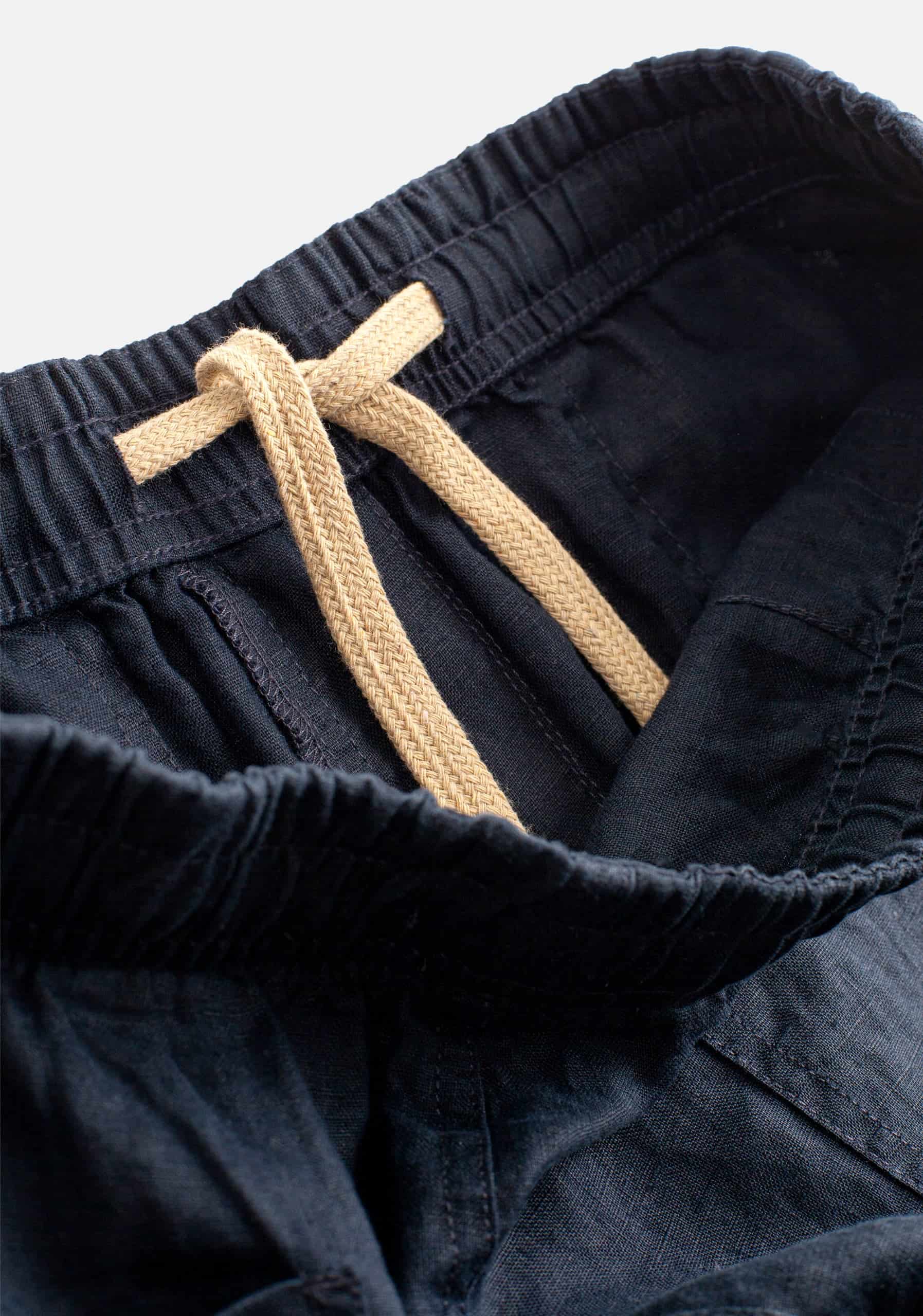 Pantalón H Hopkins Jogger Lino Azul Navy - miniatura 4