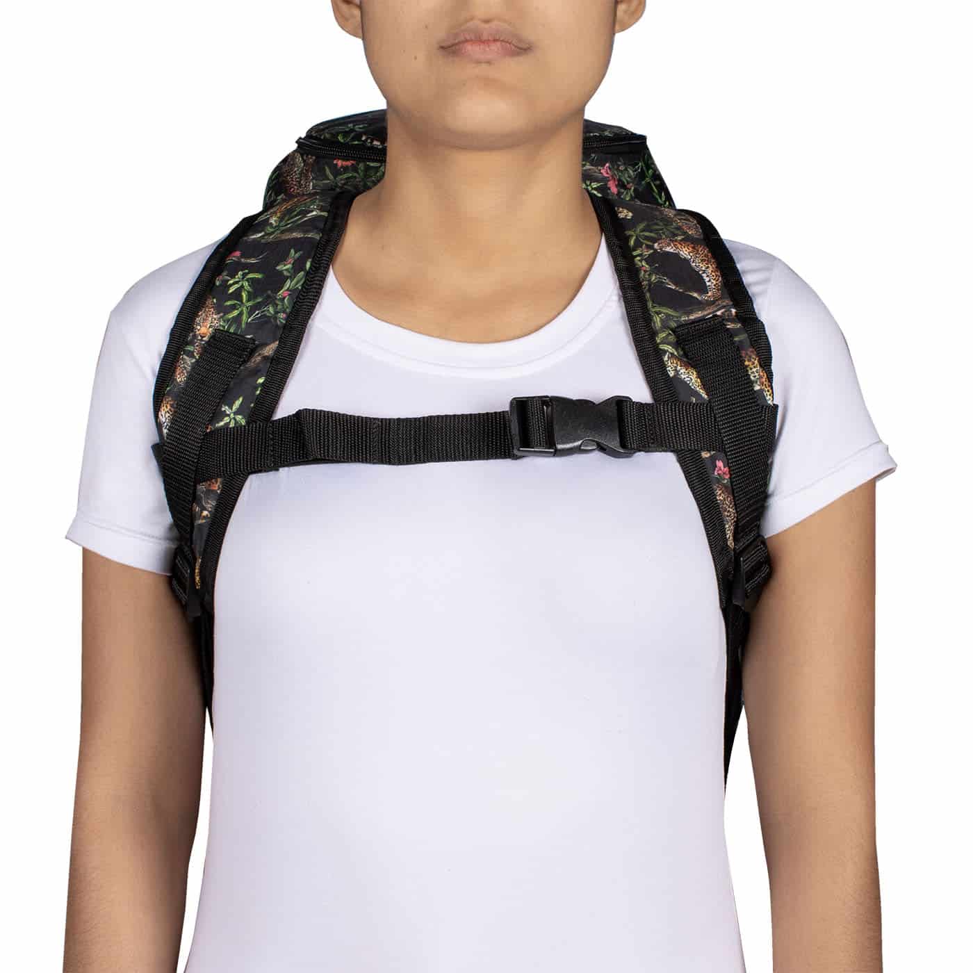Morral Viajero ULTRA Plegable Estampado Jaguares Citybags Multicolor - miniatura 6