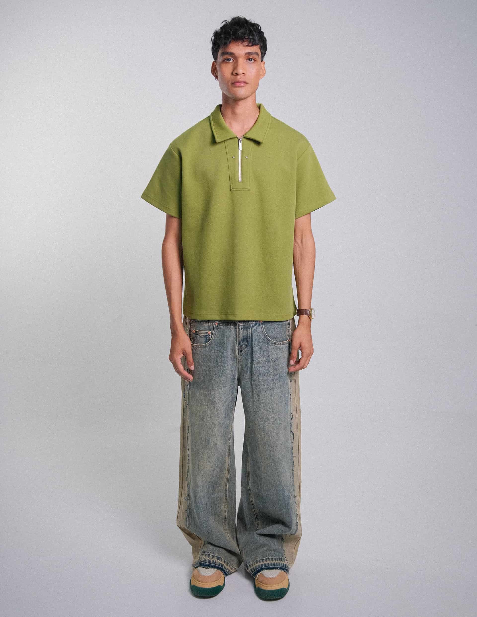 Camisa Polo Tarde y te verde oliva - miniatura 2