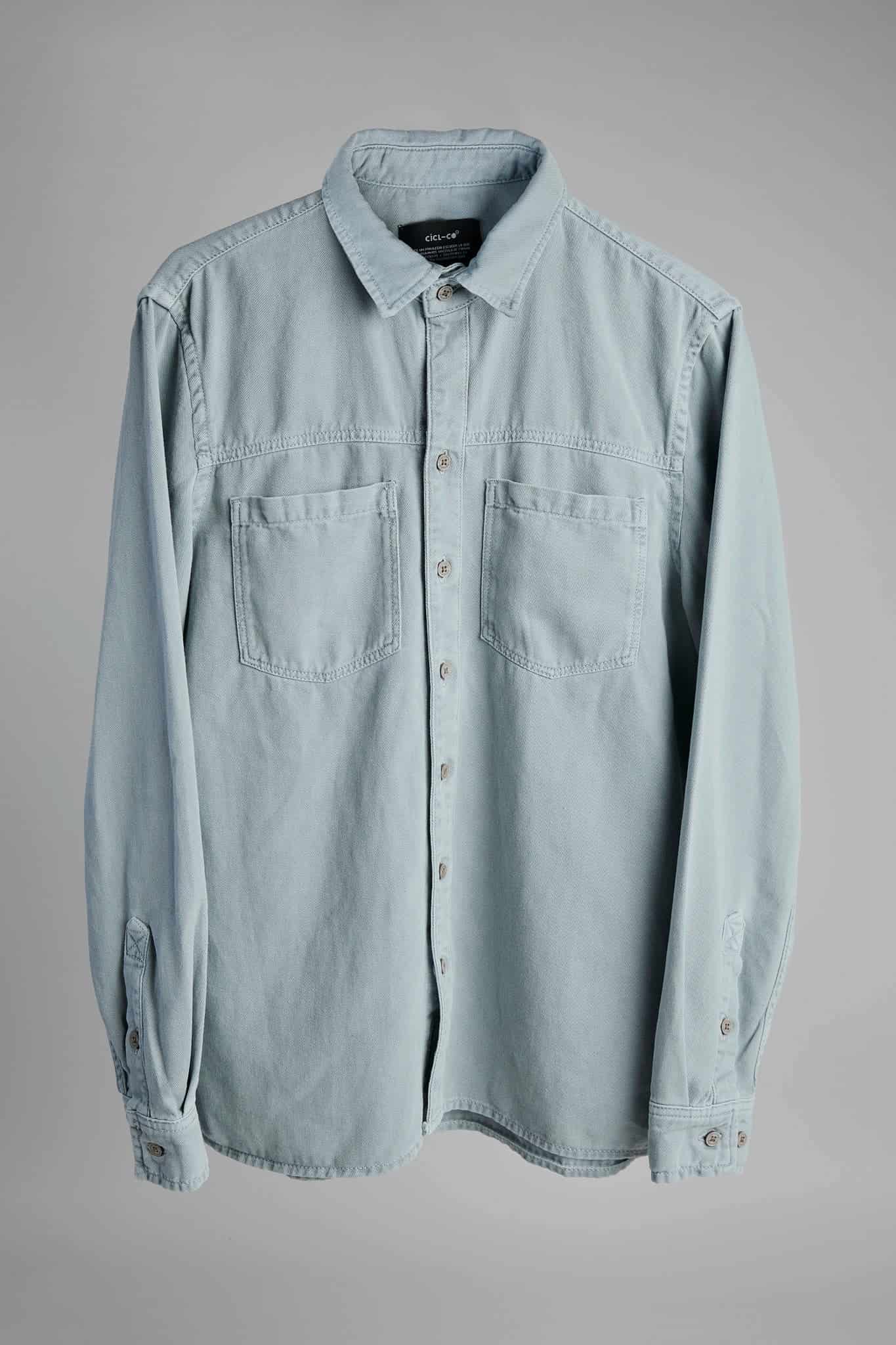 Sobrecamisa azul claro - miniatura 3