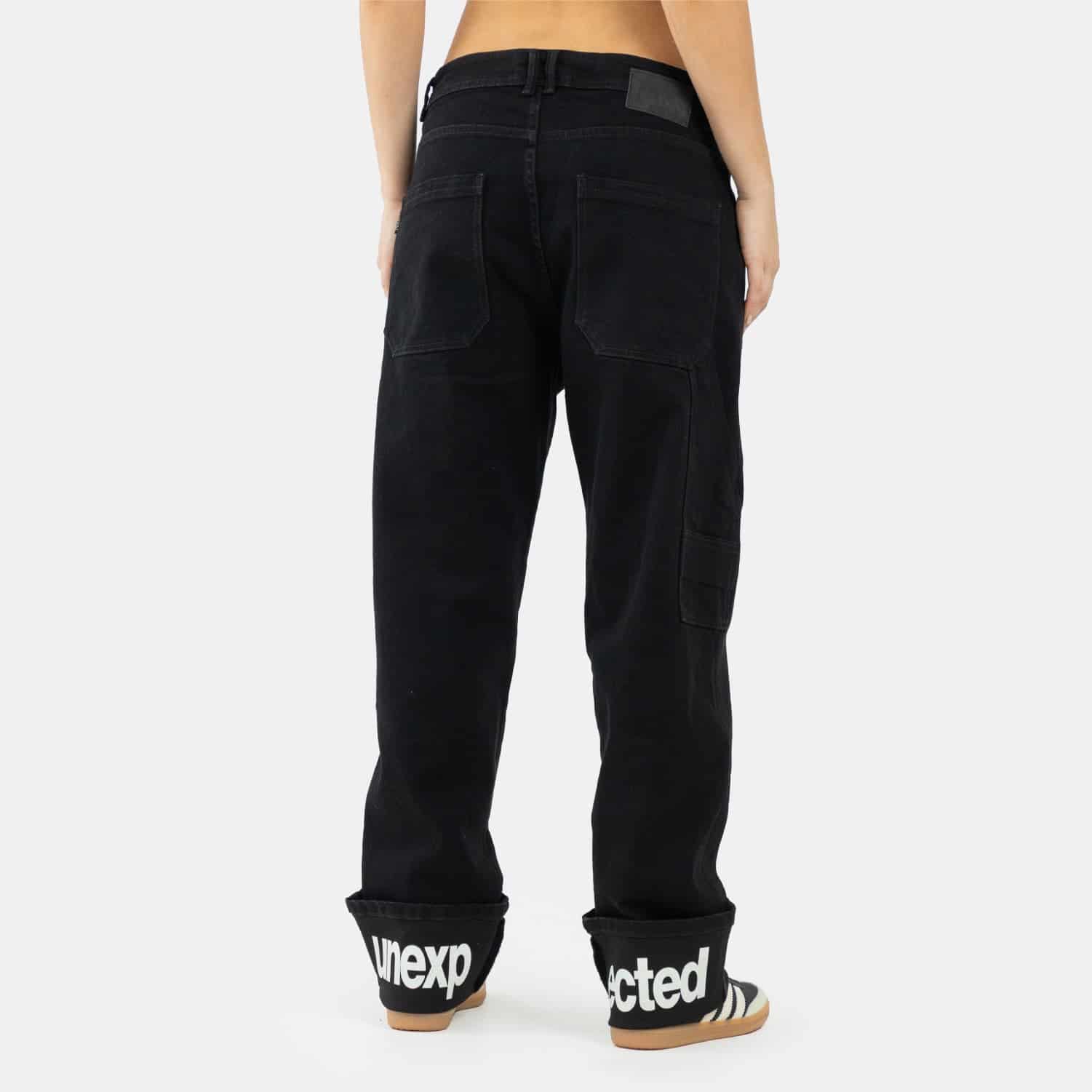 Unexpected Black Relaxed Jeans - miniatura 14