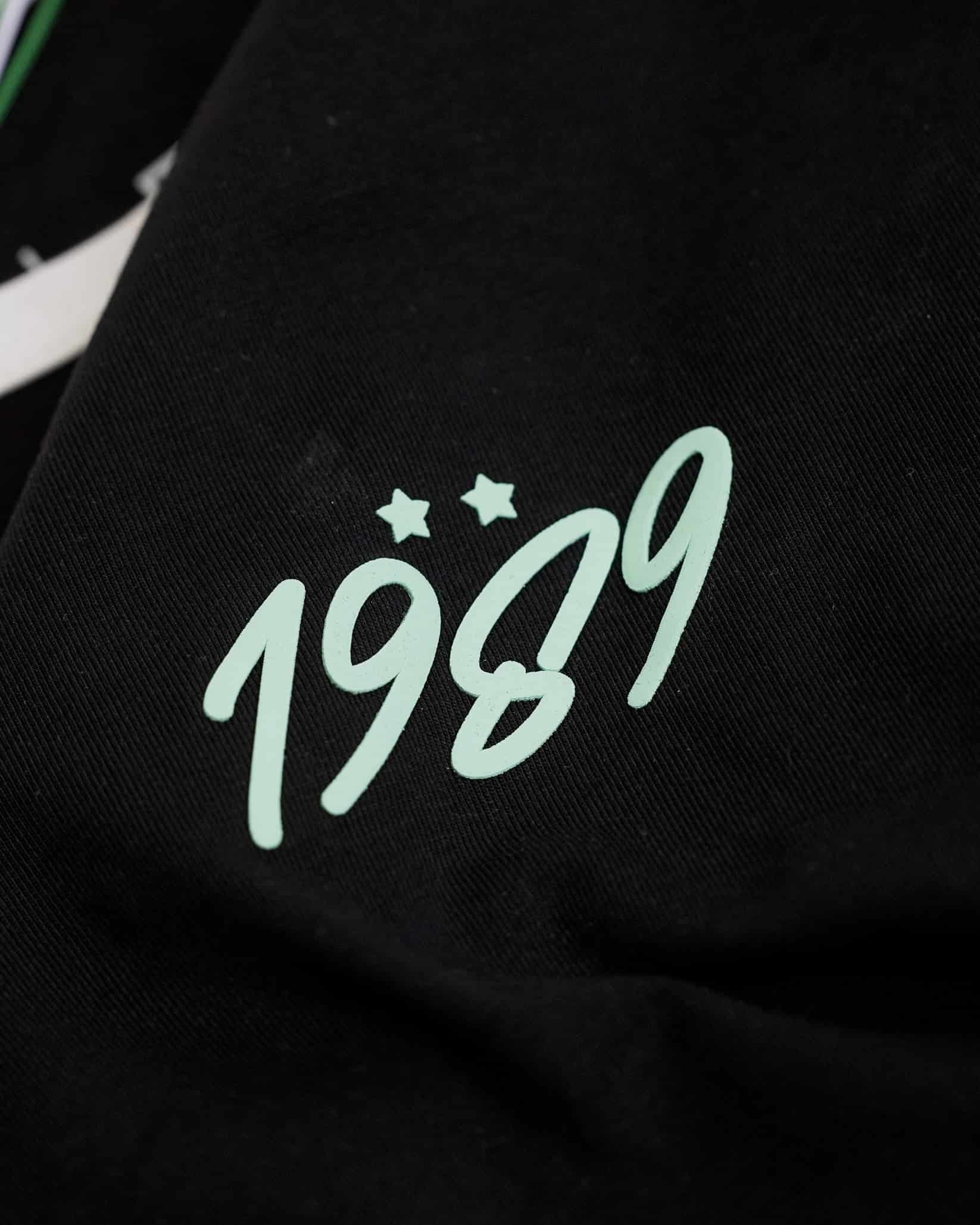 CAMISETA CROP NEGRA MUJER 1989 LPC - miniatura 3