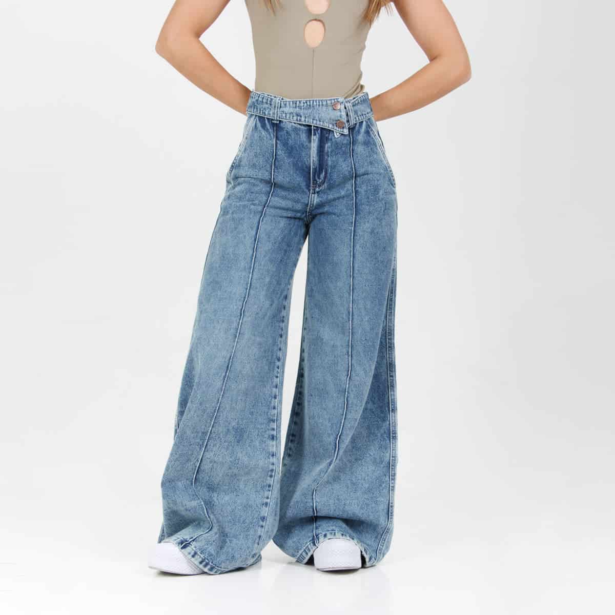 Jean Axspen Wide Leg Ax-2939 Rigido - miniatura 1