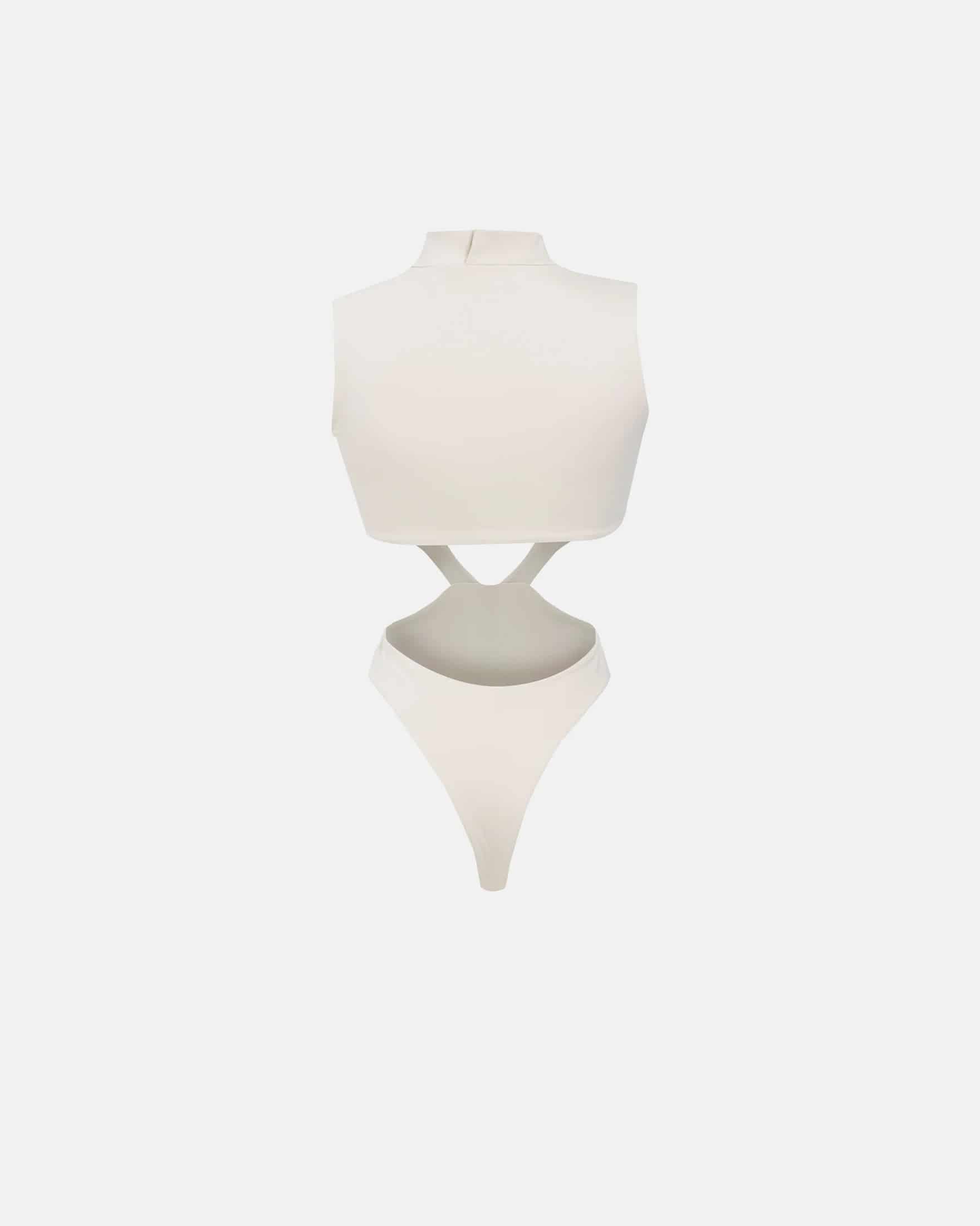 Basics Underboob Bodysuit Cream - miniatura 10