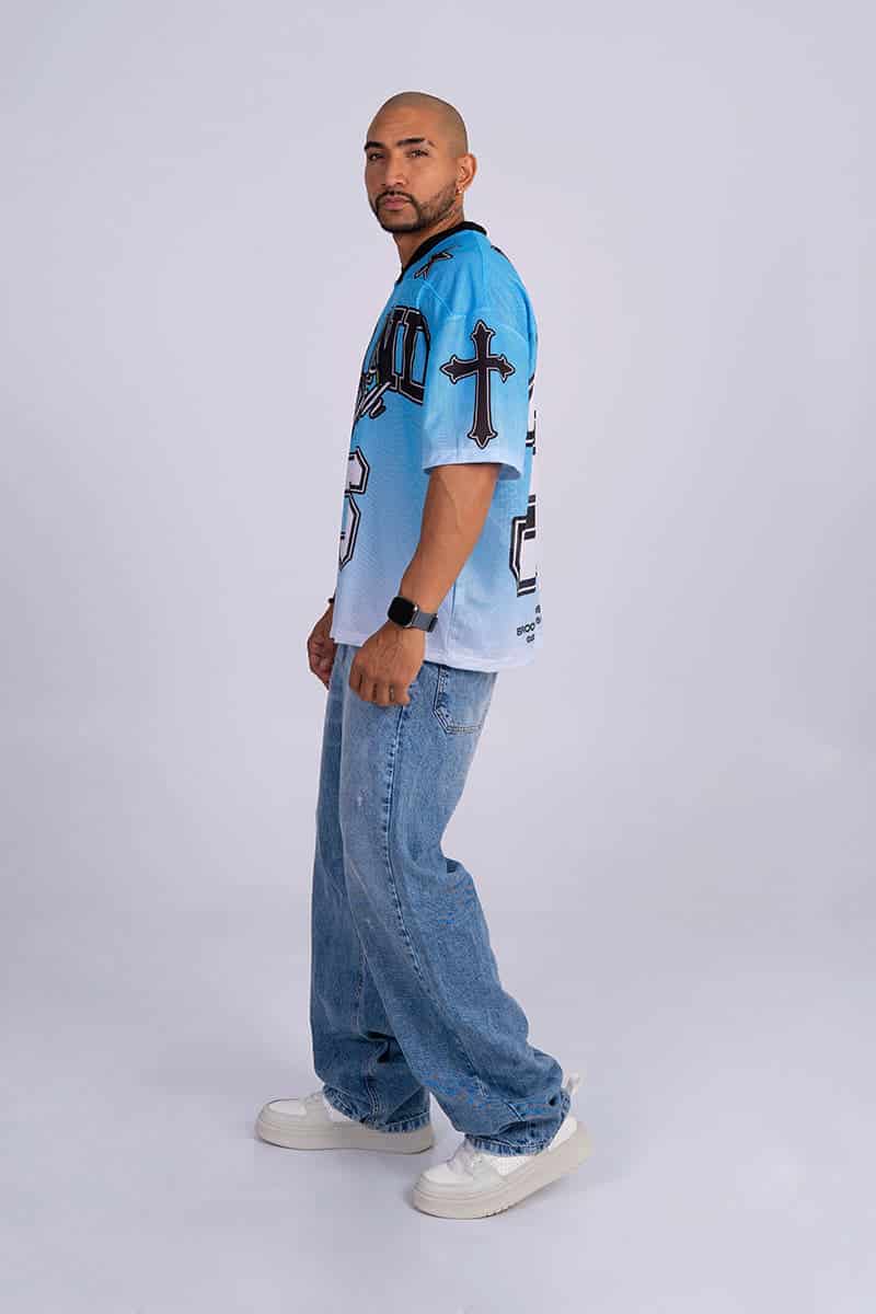Camiseta oversize malla brand - miniatura 3
