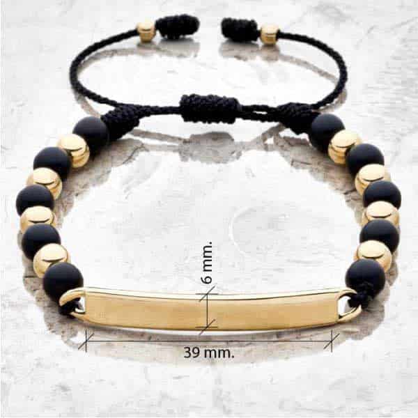 Pulsera Intercalada Placa - miniatura 4