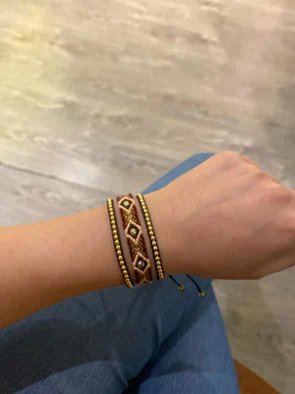 Wayuu Skinny Brown Stack | Effortless Earthy Chic - miniatura 4