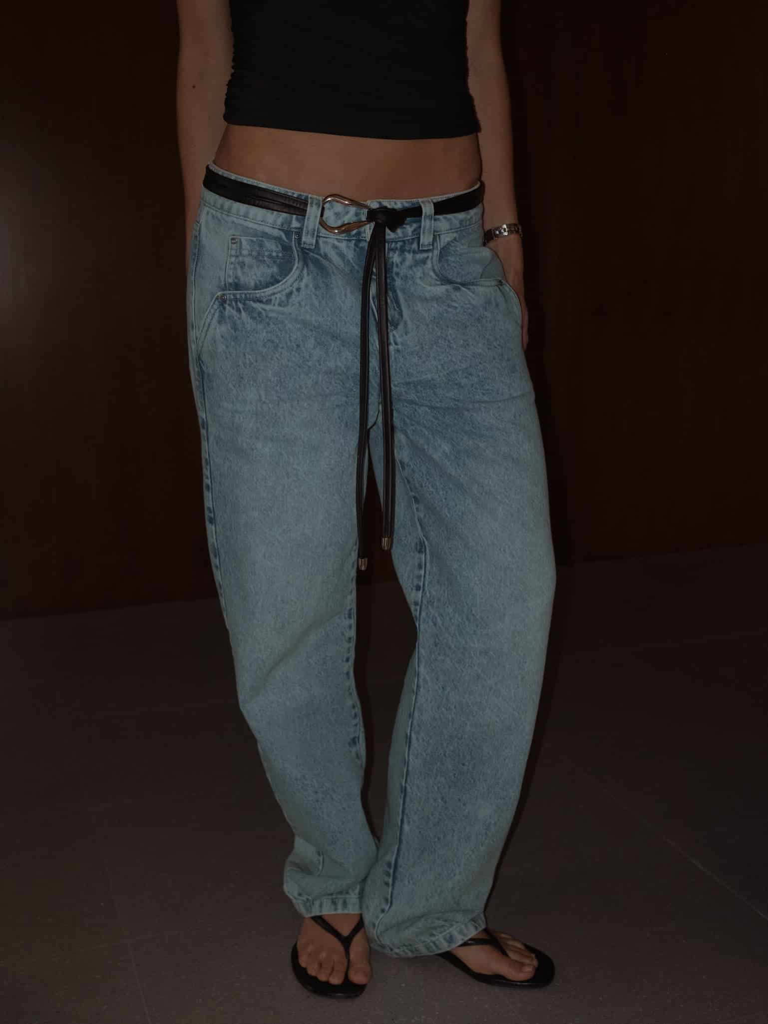 NOT SO MODEST JEAN - OLD LIGHT BLUE - miniatura 1