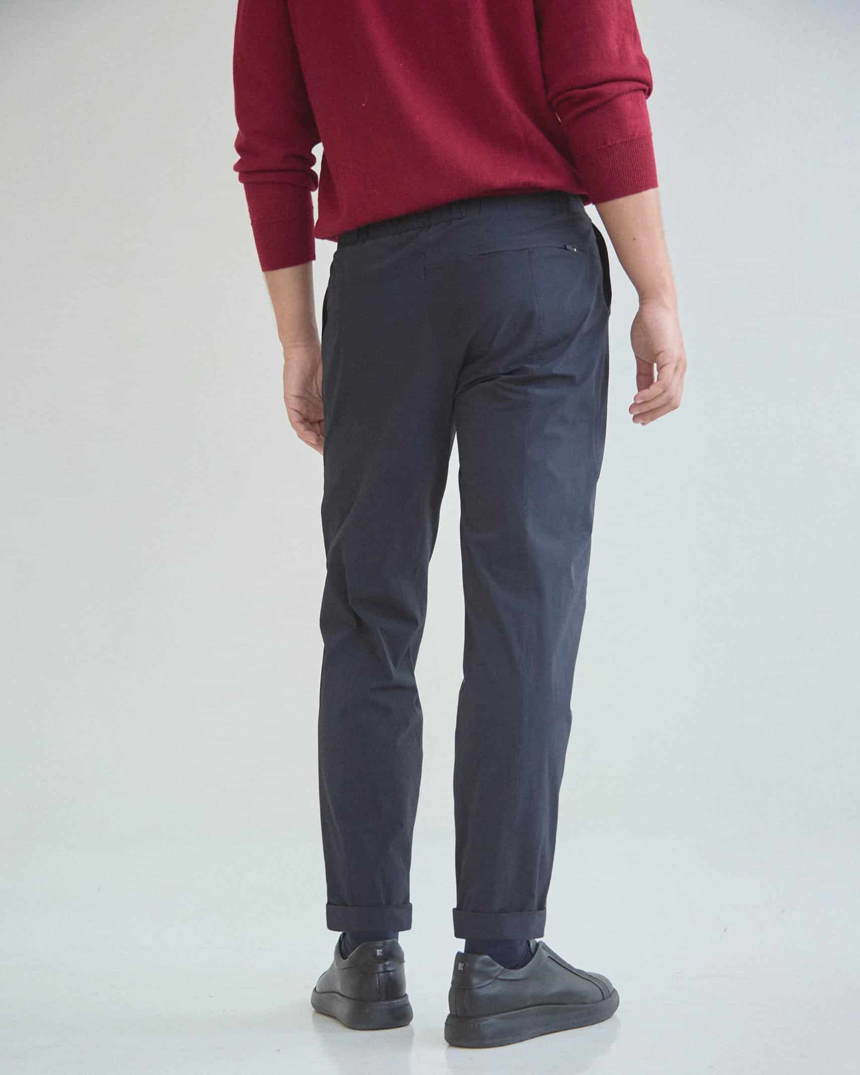 Pantalón Tech Ultra-Ligero Azul Oscuro VERANIEGO MAS - miniatura 2