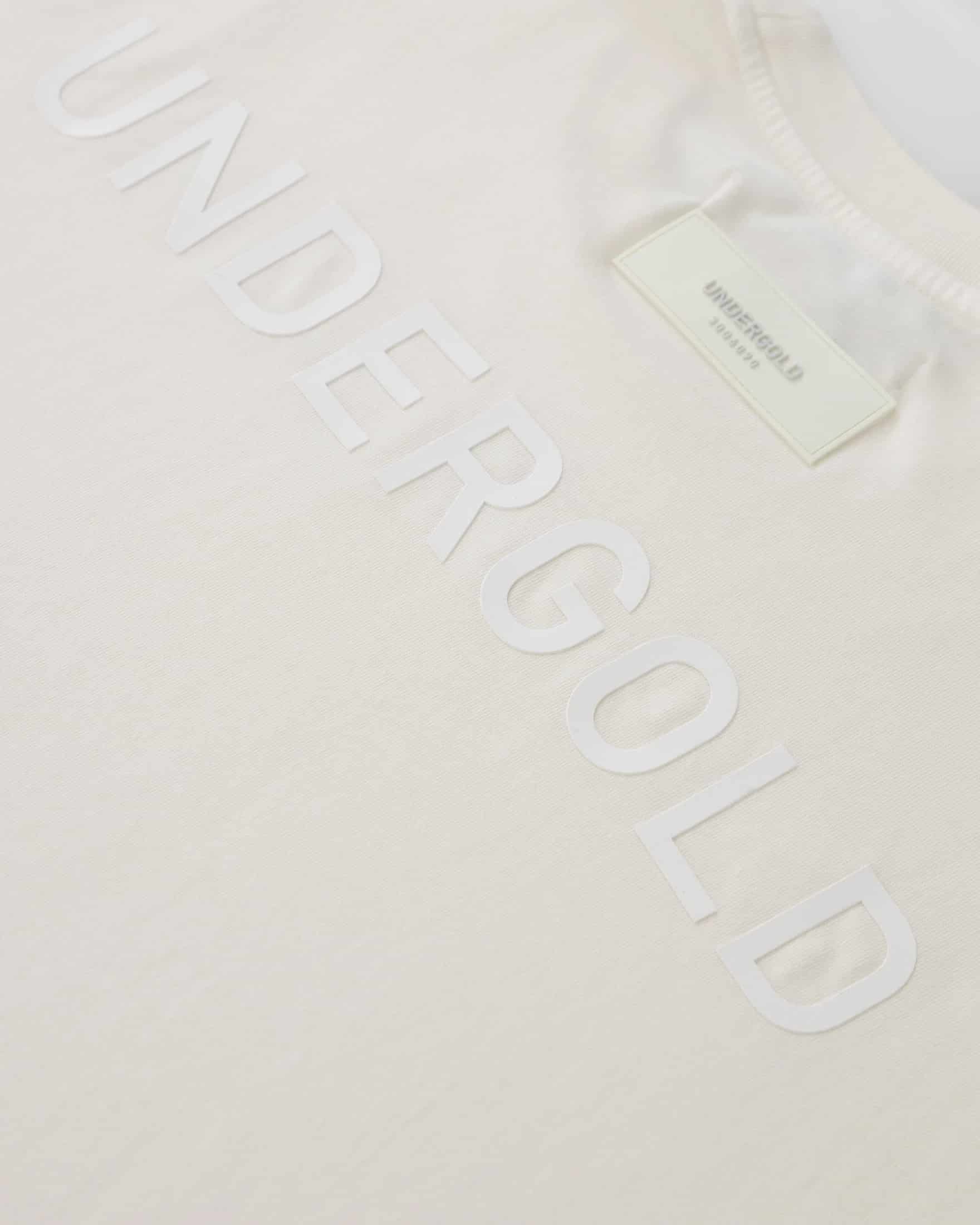 Line Logo Long Sleeve Boxy Fit Tshirt White - miniatura 4