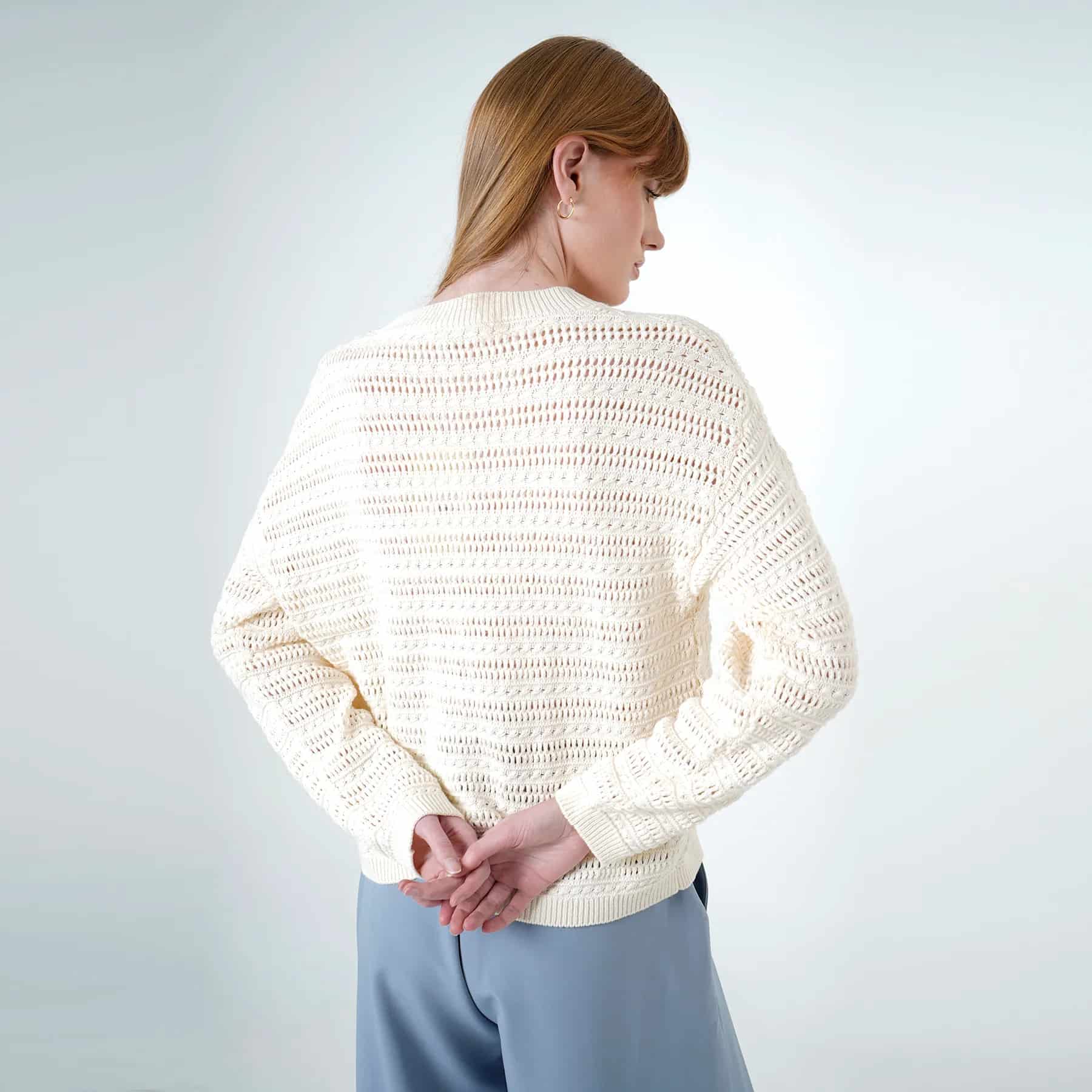 Sweater Cuello Redondo Manga Larga - miniatura 3