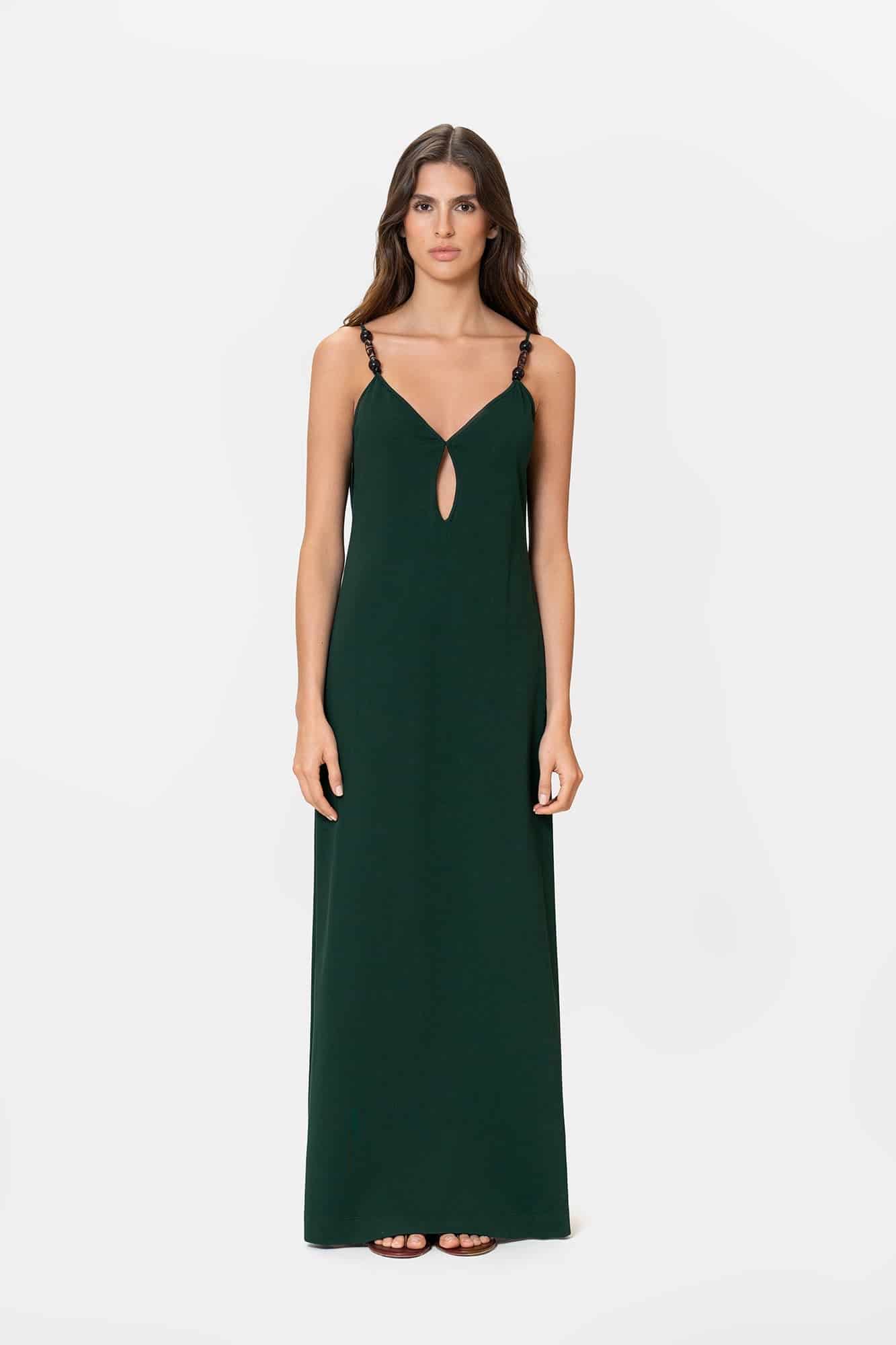 Vestido Prisma Verde Jade - miniatura 1