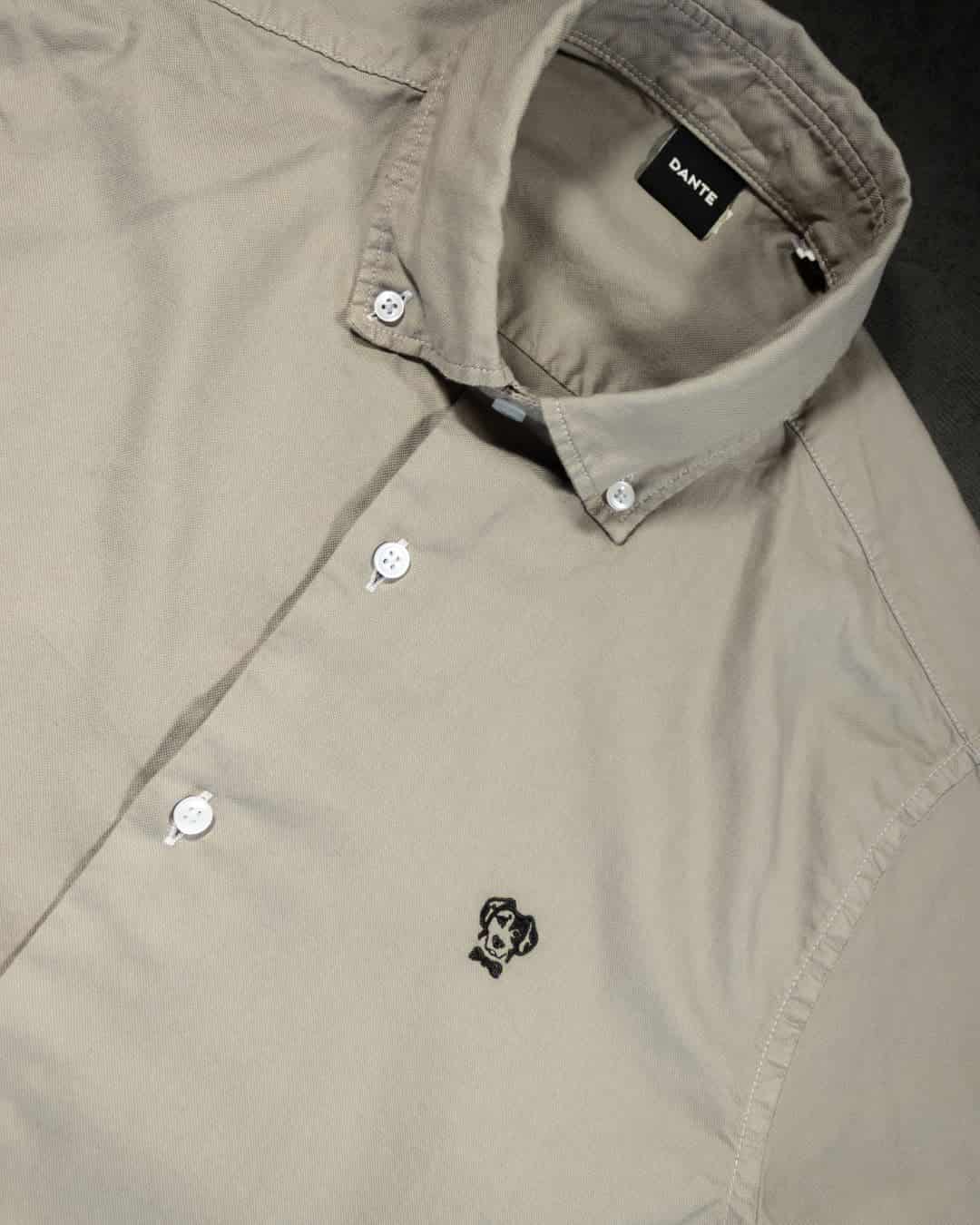 Camisa Antimanchas Oxford Gris - Talla Regular - miniatura 5