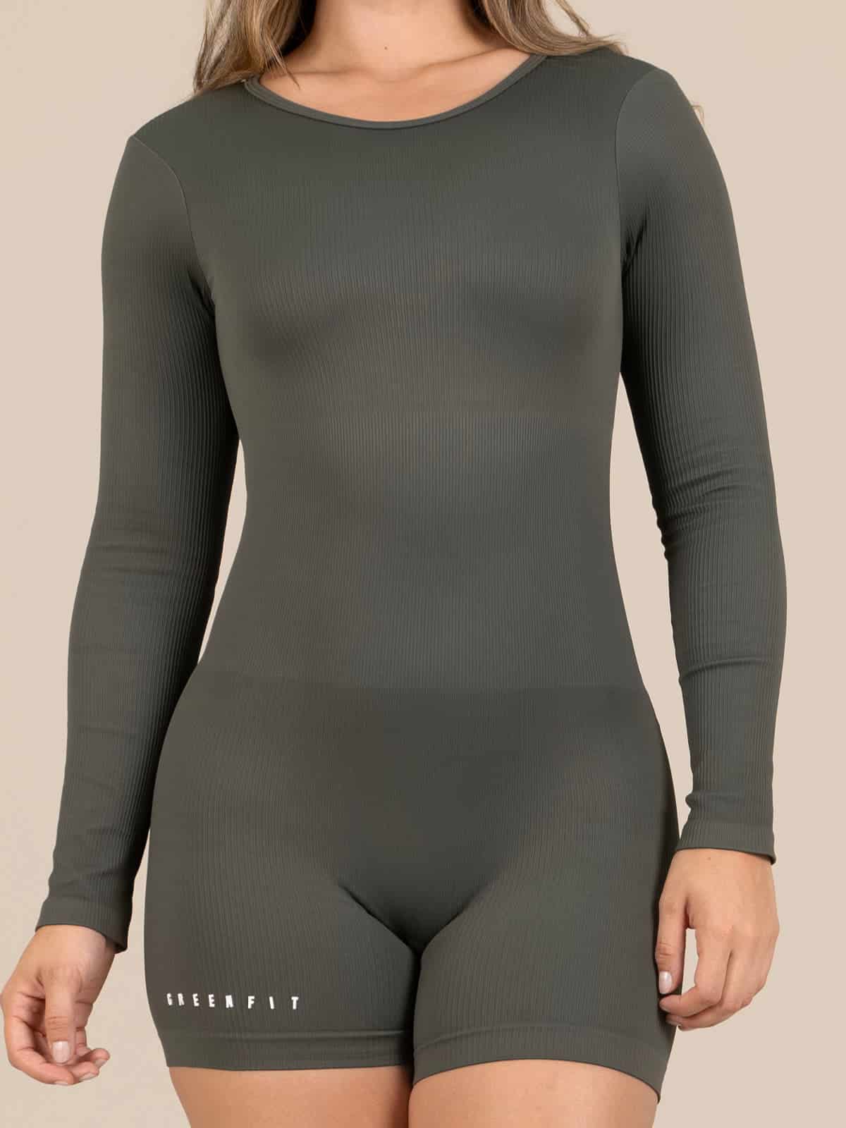 Soho enterizo corto seamless gris - miniatura 5