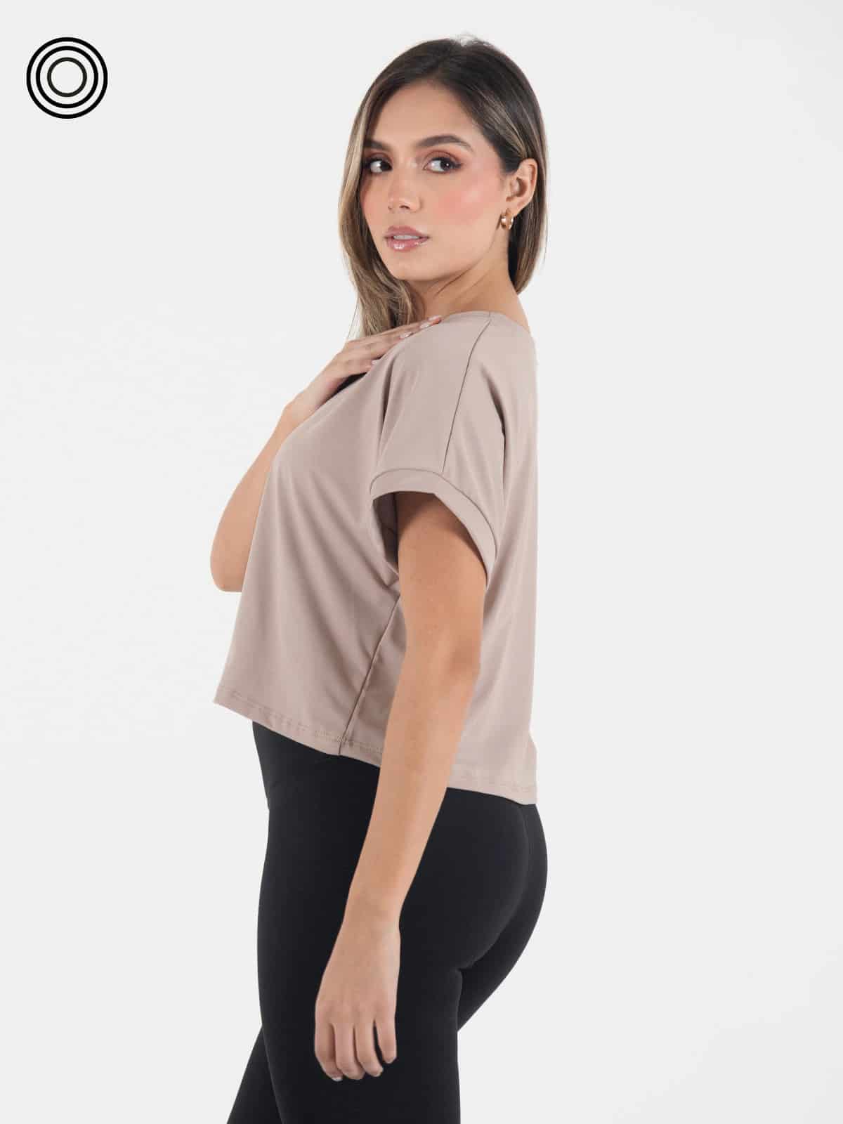 BLUSA LONDON IBIZA CAMEL - miniatura 3