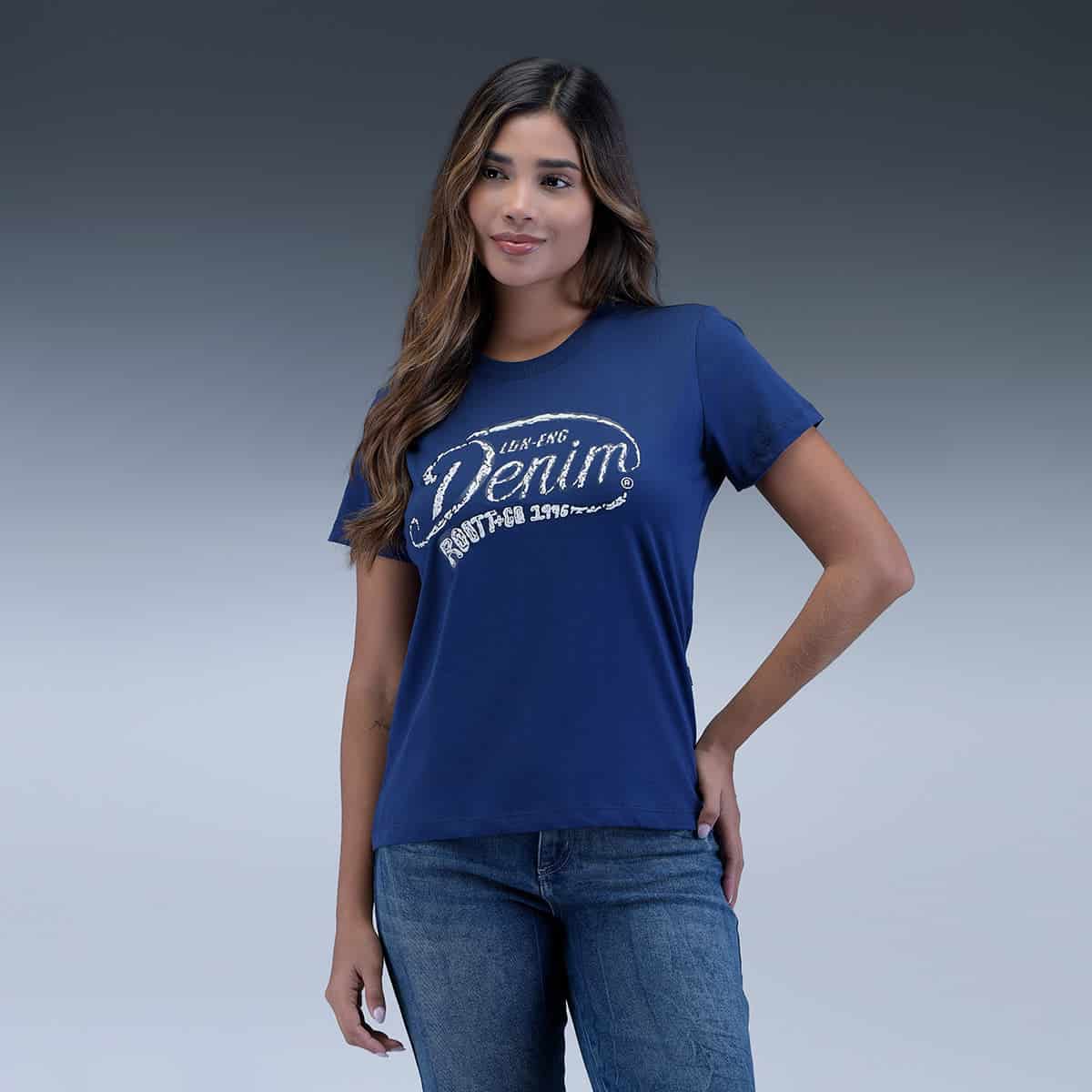 Camiseta Azul Mujer - miniatura 1
