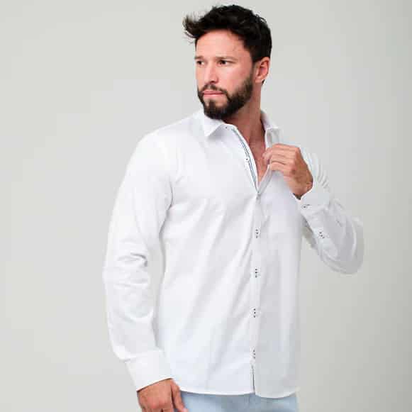 CAMISA ML 100% ALGODON HOMBRE - miniatura 25