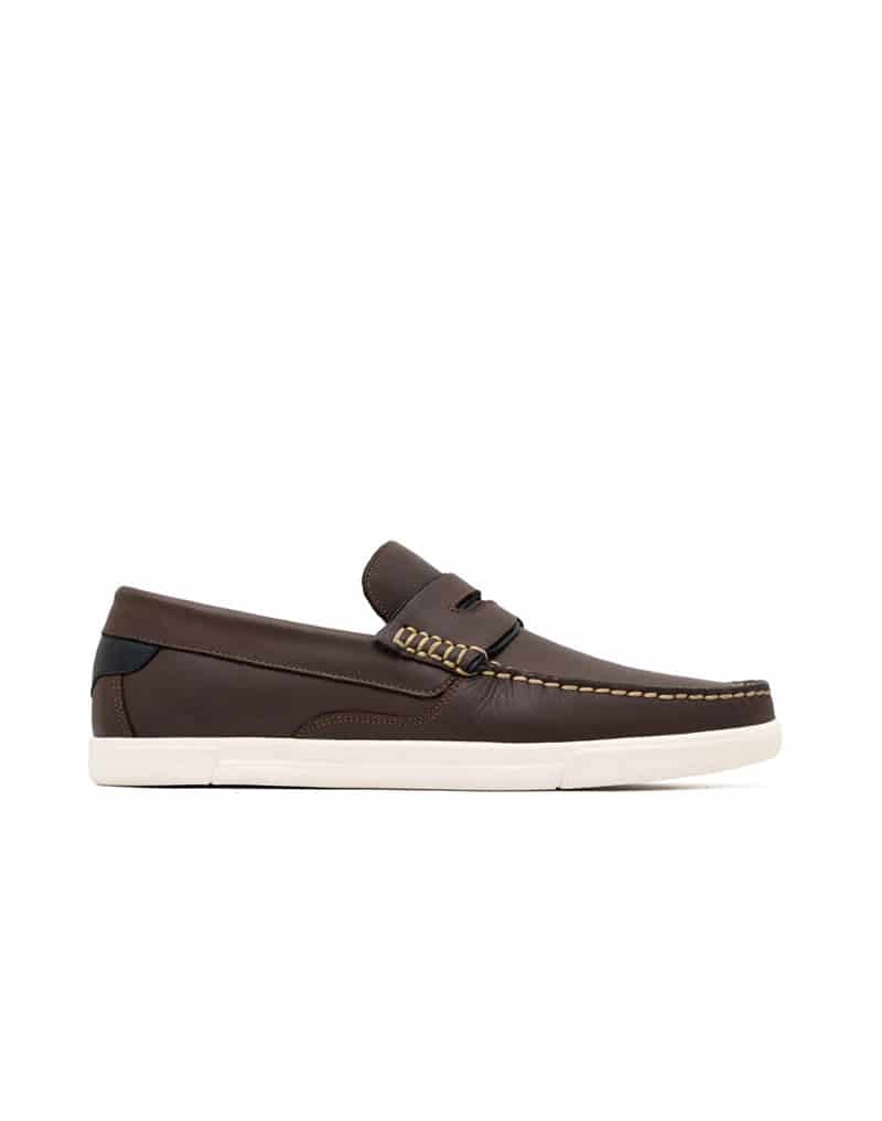 Mocasín casual para hombre en cuero REF 02BAHIA - miniatura 2