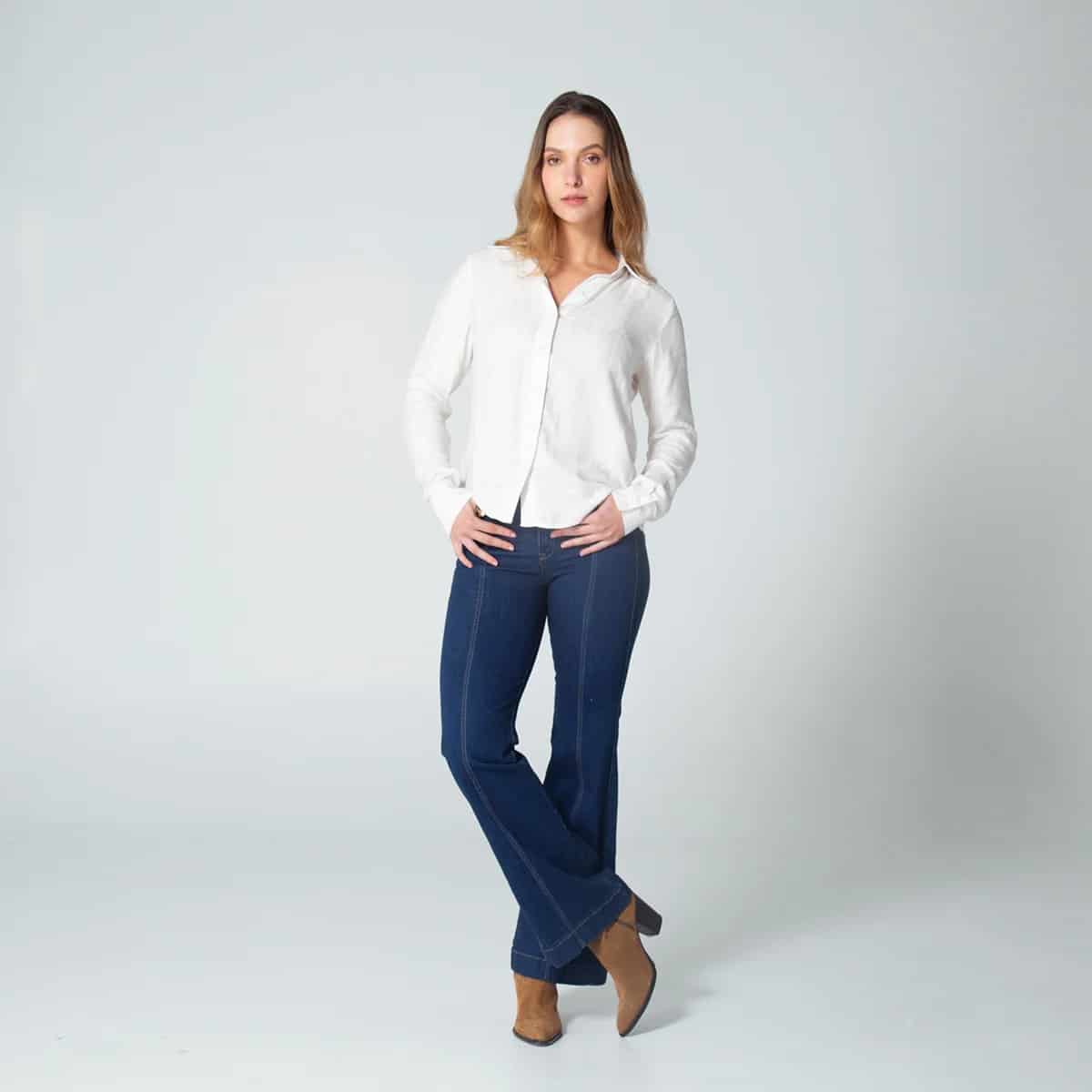 Blusa Camisera Slim Indiry - miniatura 2