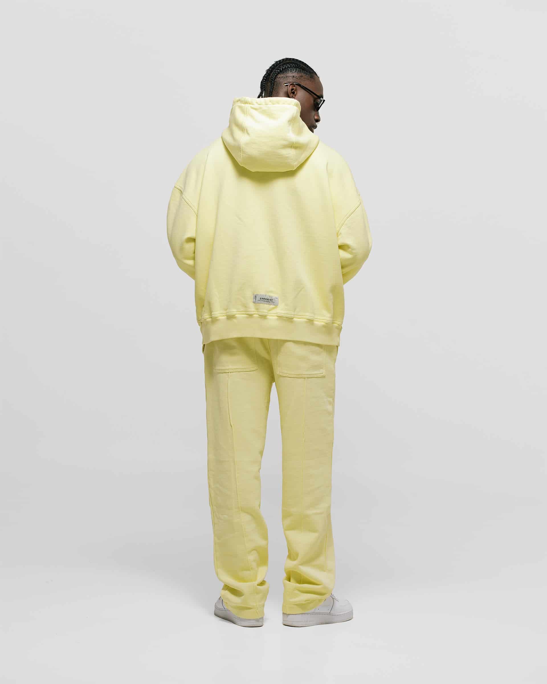 Hoodie Oversized Básico V3 - Amarillo Pastel - miniatura 3
