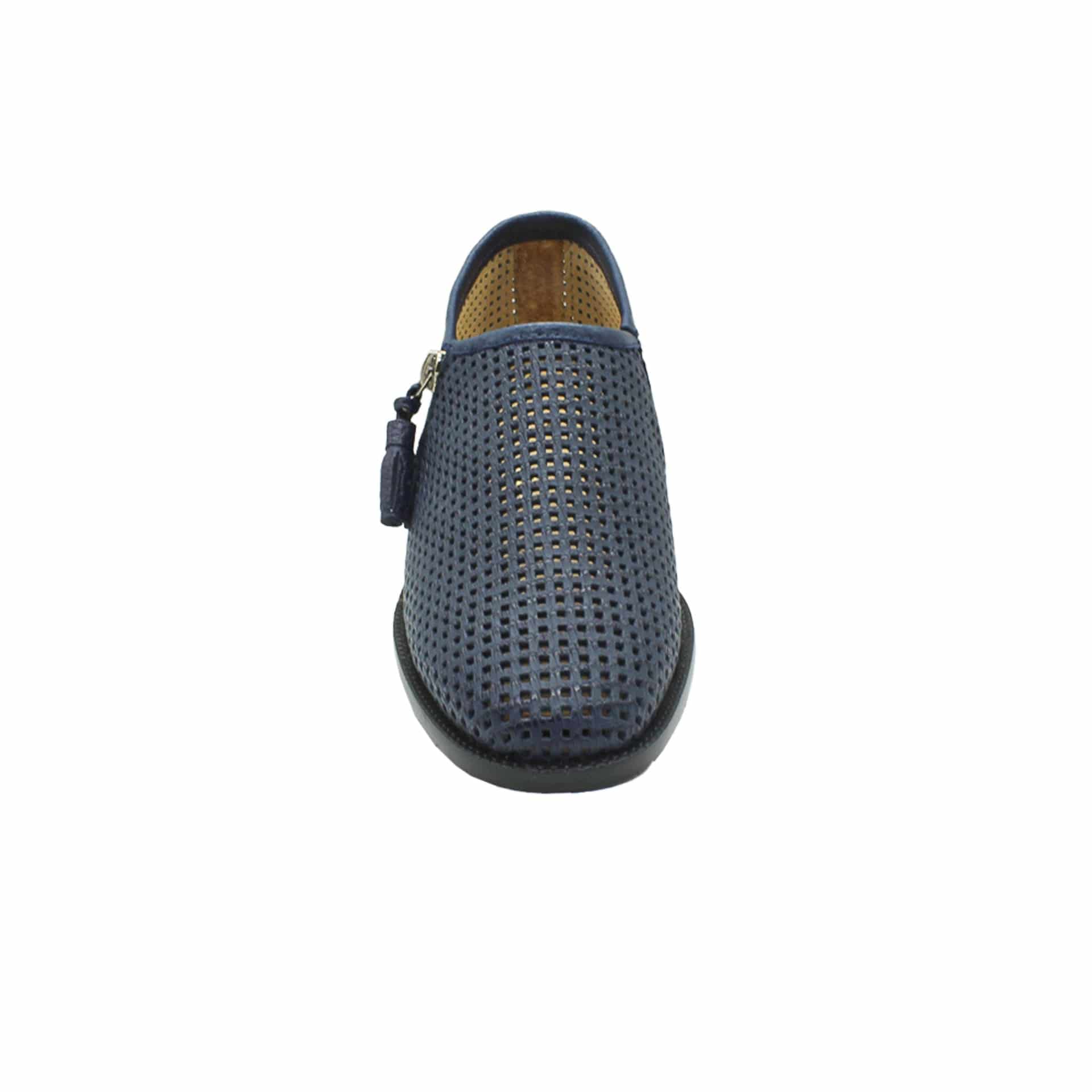 "Nicoya" Botin Tobillero de Cuero Perforado - miniatura 3