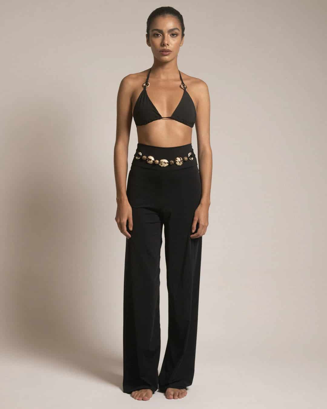 CARLA PANT / Negro - miniatura 1