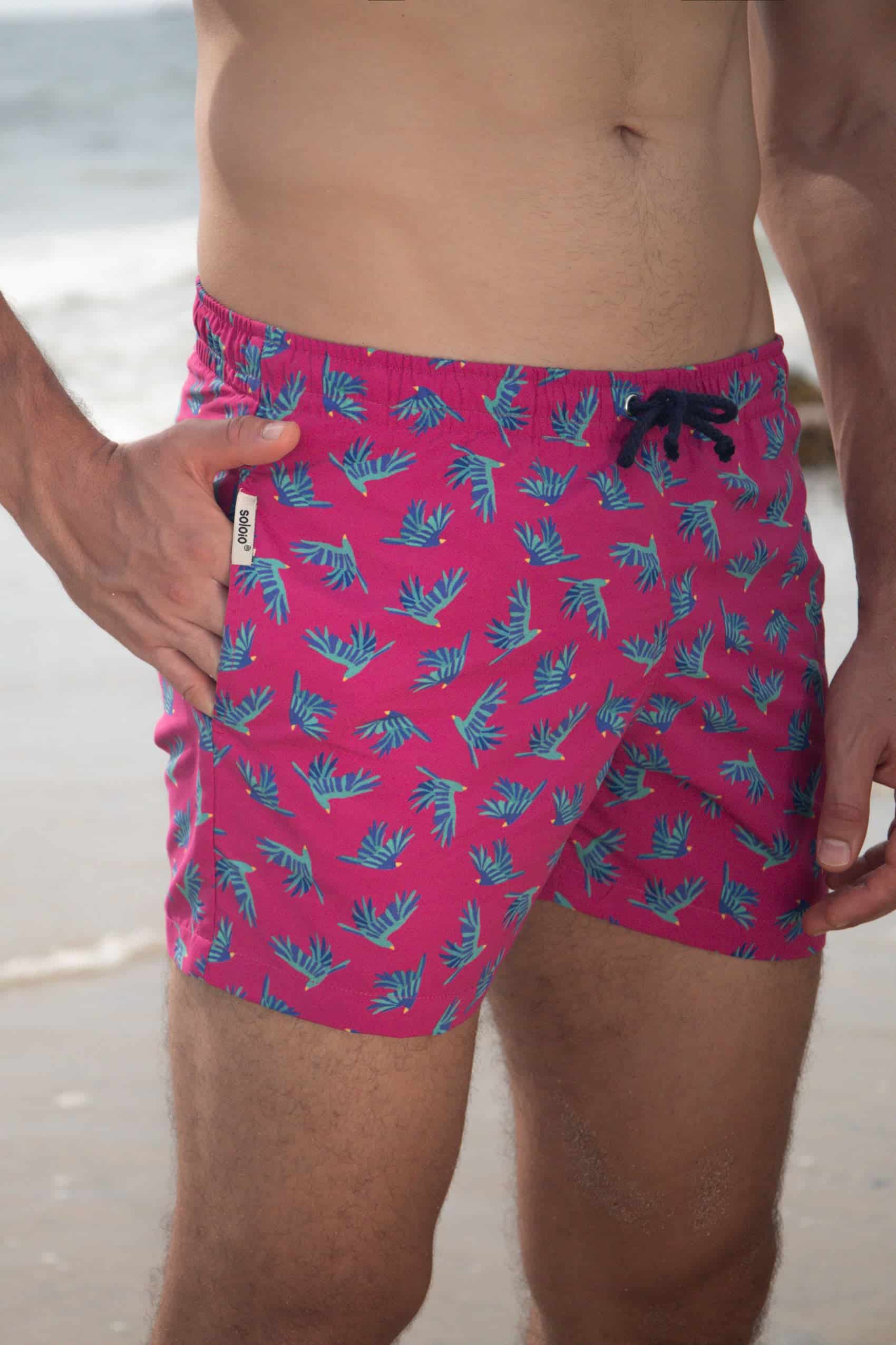 Men's swim trunk fuxia - miniatura 5