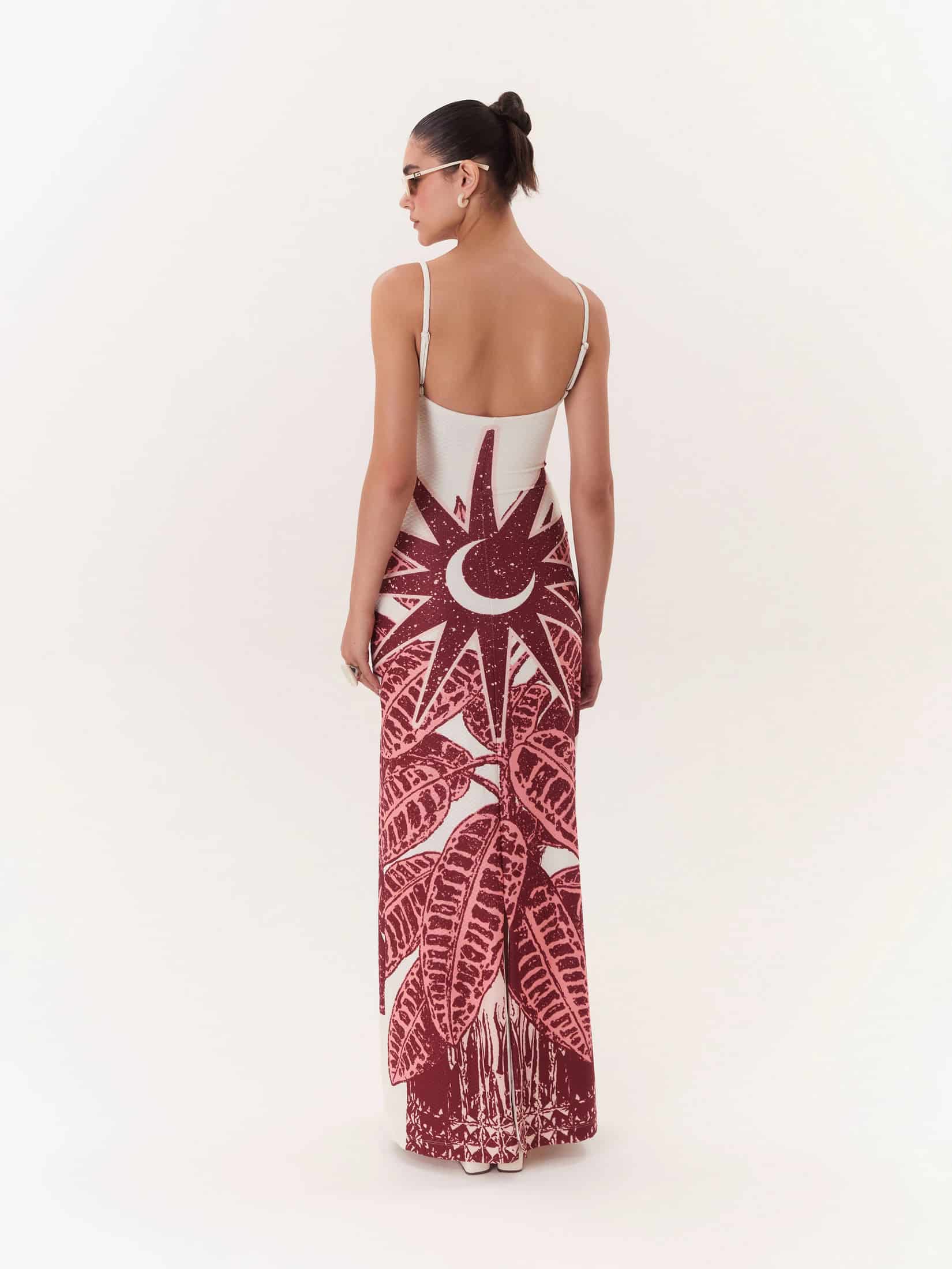 Maxi Dress Solar - Vino - miniatura 3