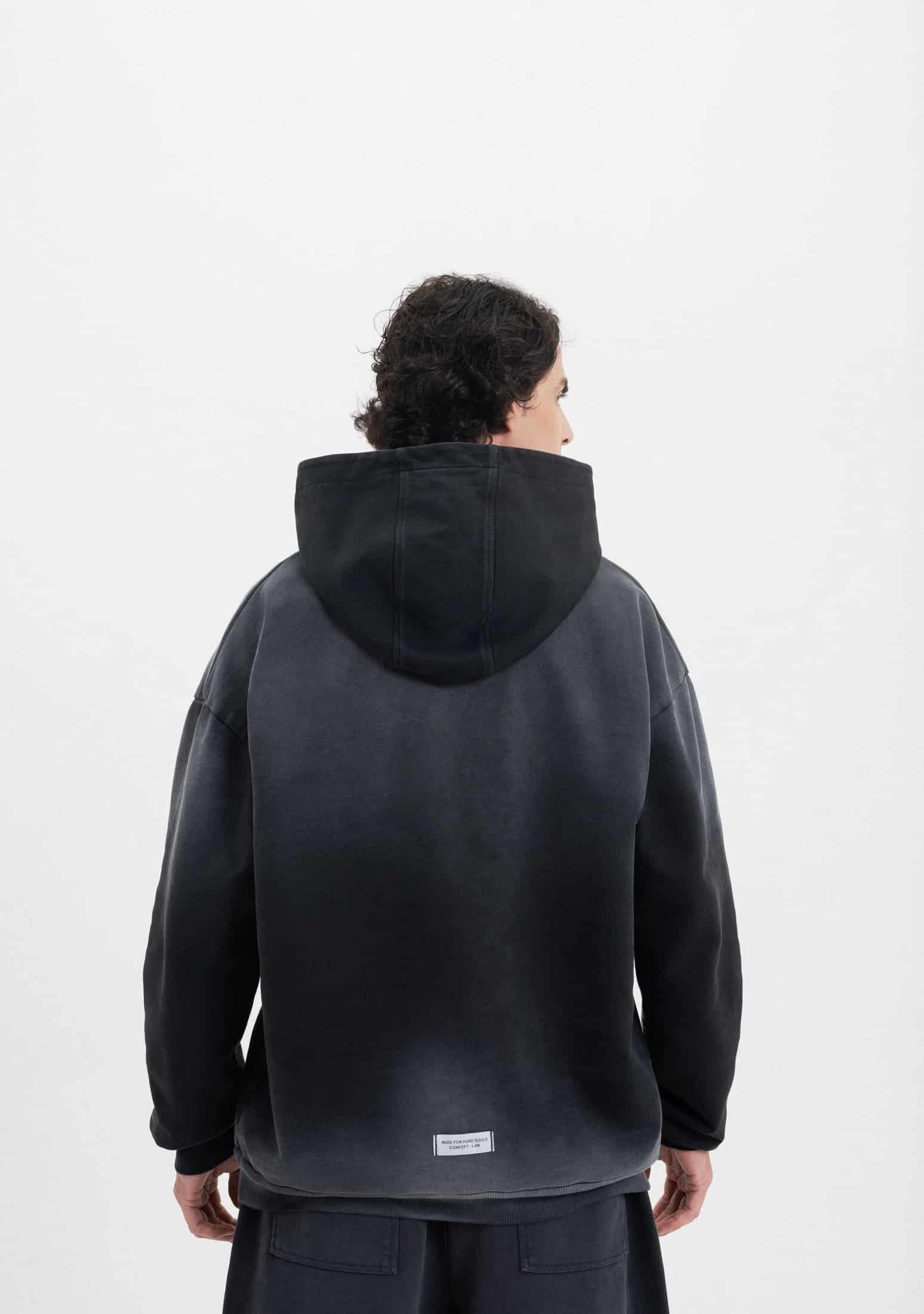Across The Lines Black Hoodie - miniatura 3