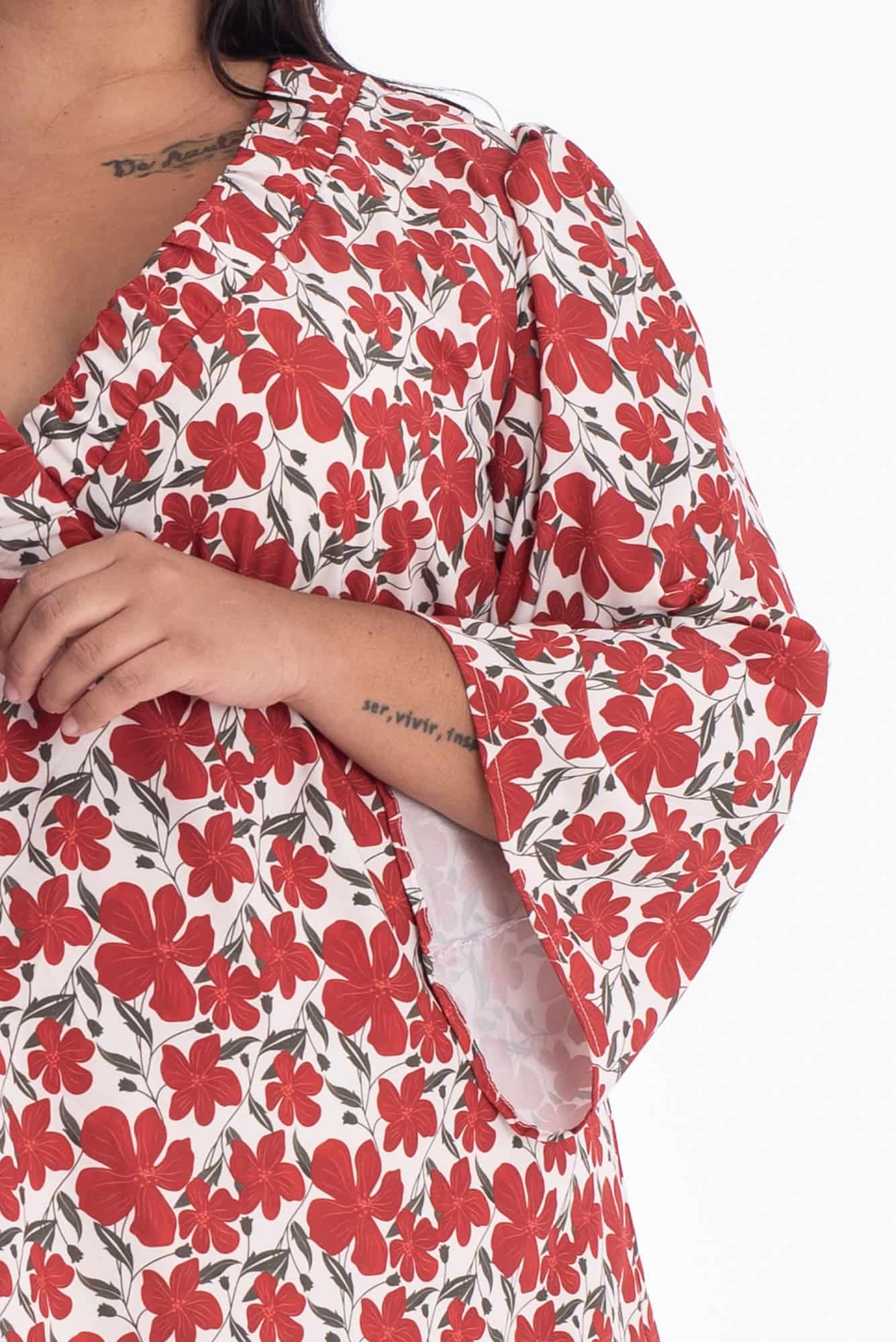 Vestido Boho Flores - miniatura 9