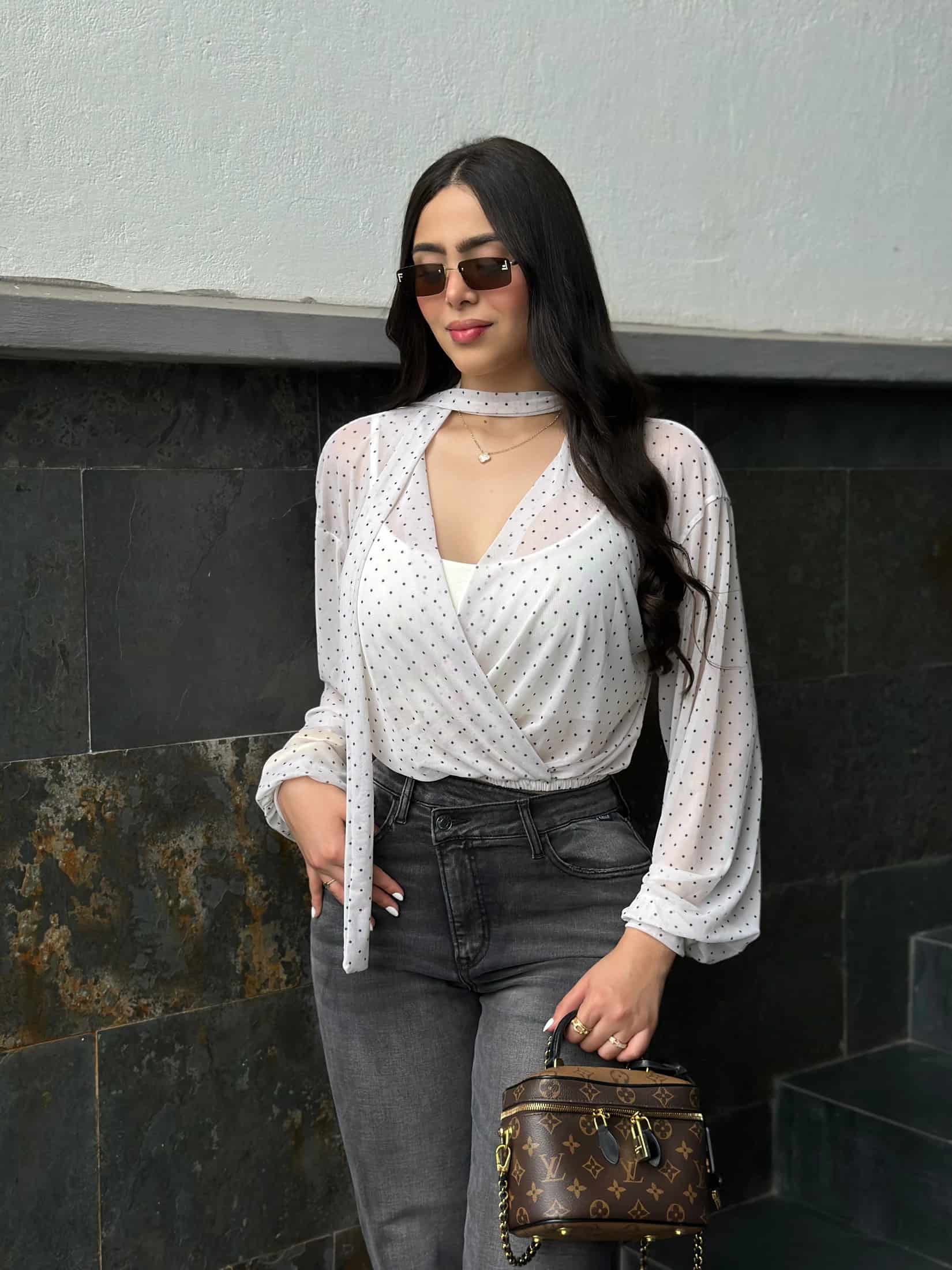 BLUSA VALERIA MARFIL - miniatura 1