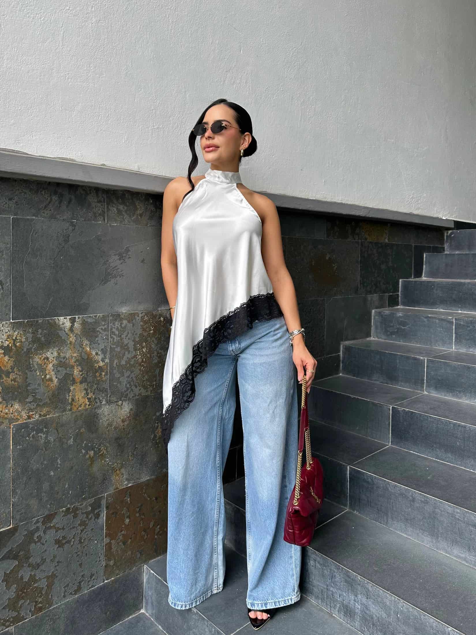 BLUSA JIMENEZ BLANCO - miniatura 1
