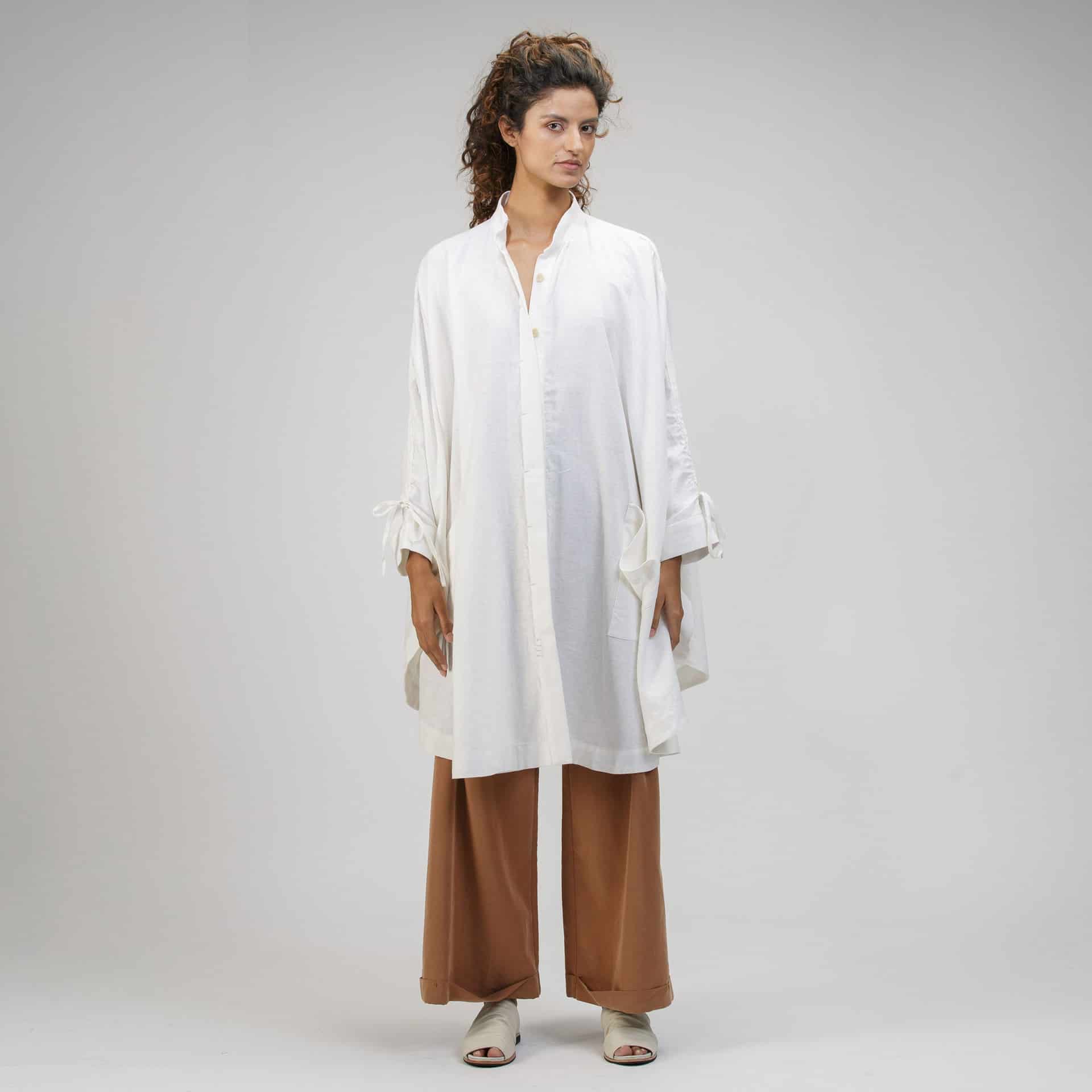 Camisa Circular - Blanca - miniatura 2