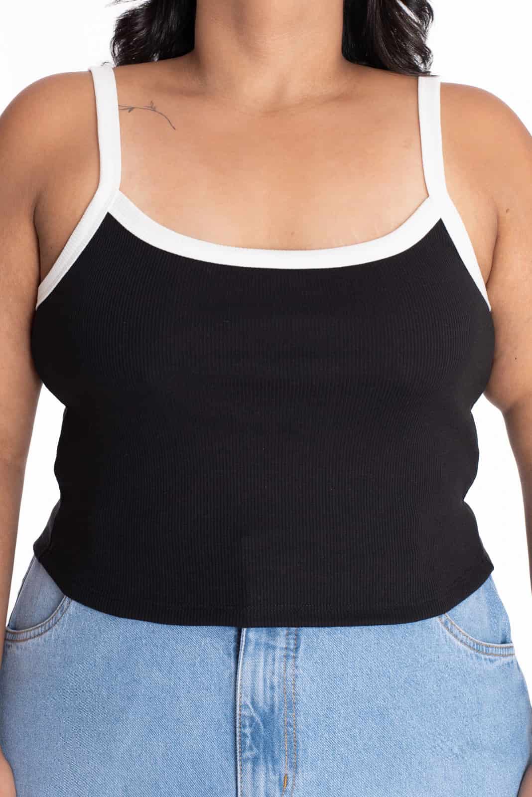 Crop Top Solaris Negro - miniatura 4