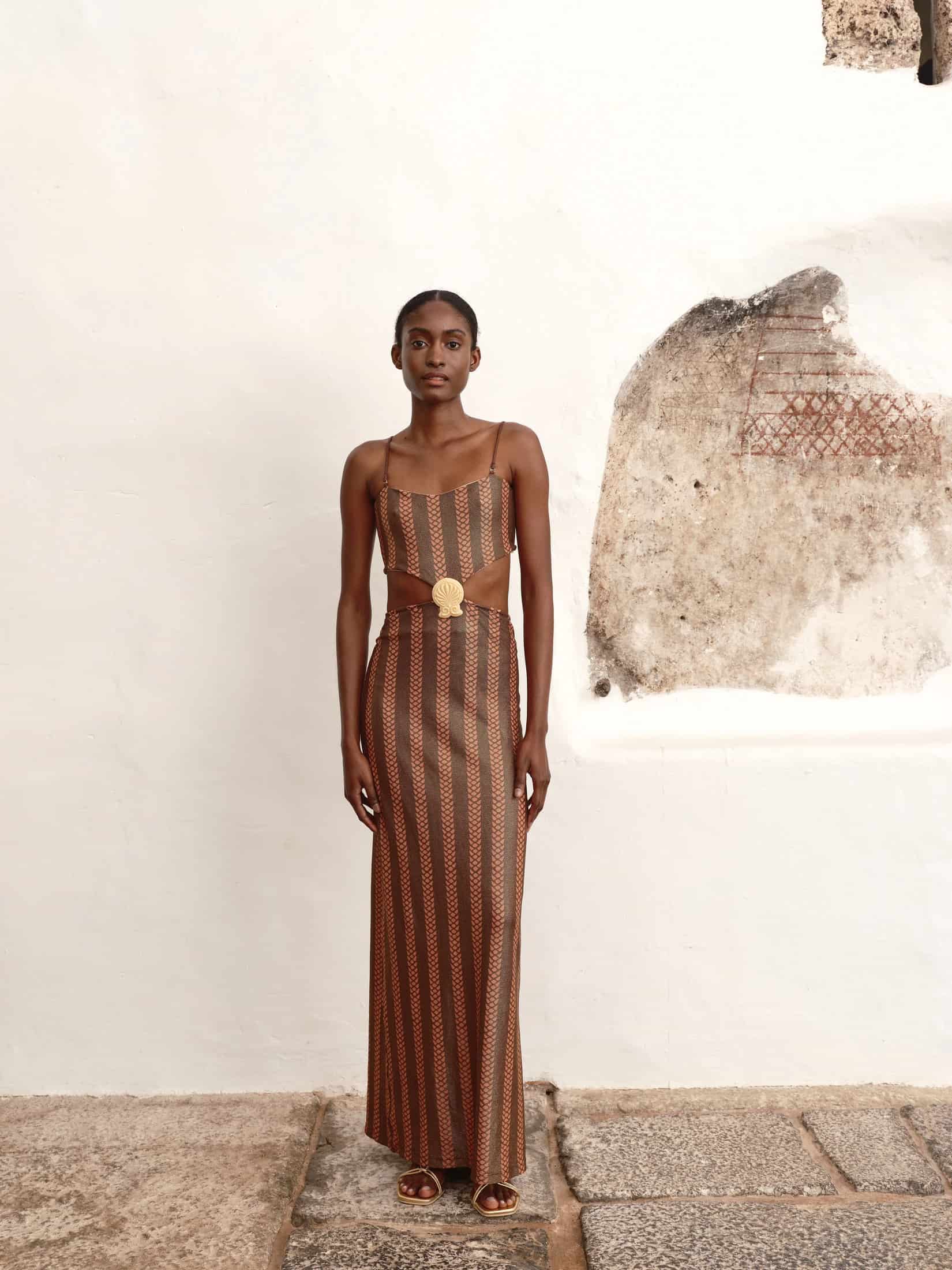 Pestana Maxi Dress / Gold - miniatura 1