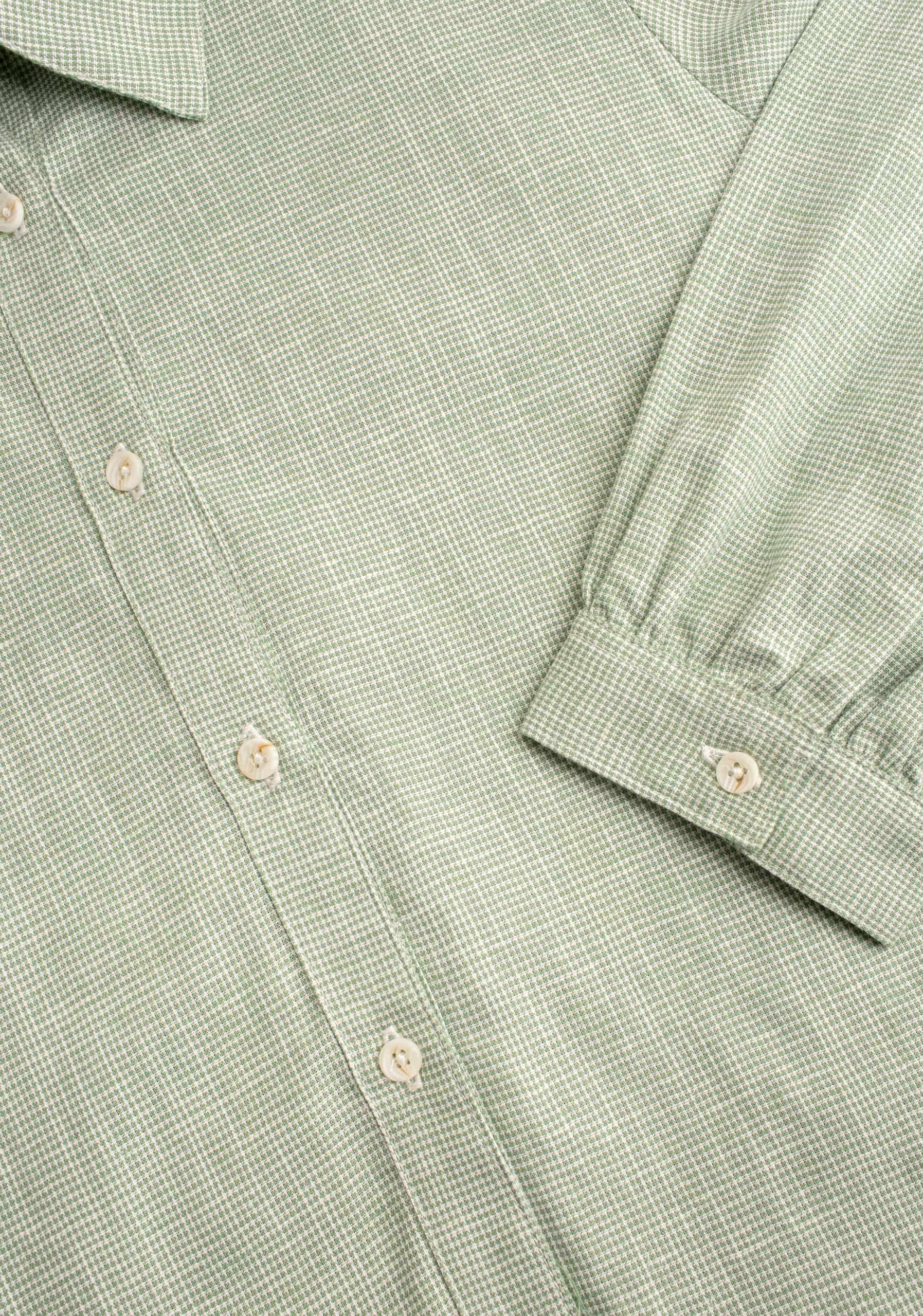 Camisa M Marianne Cuadros Verde Med - miniatura 7