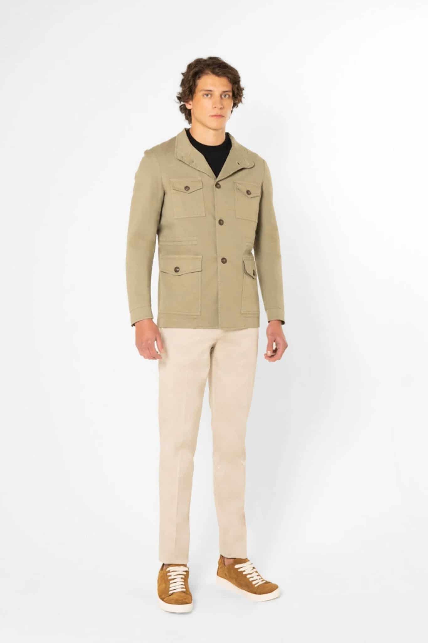 men's jacket stefano beige - miniatura 2
