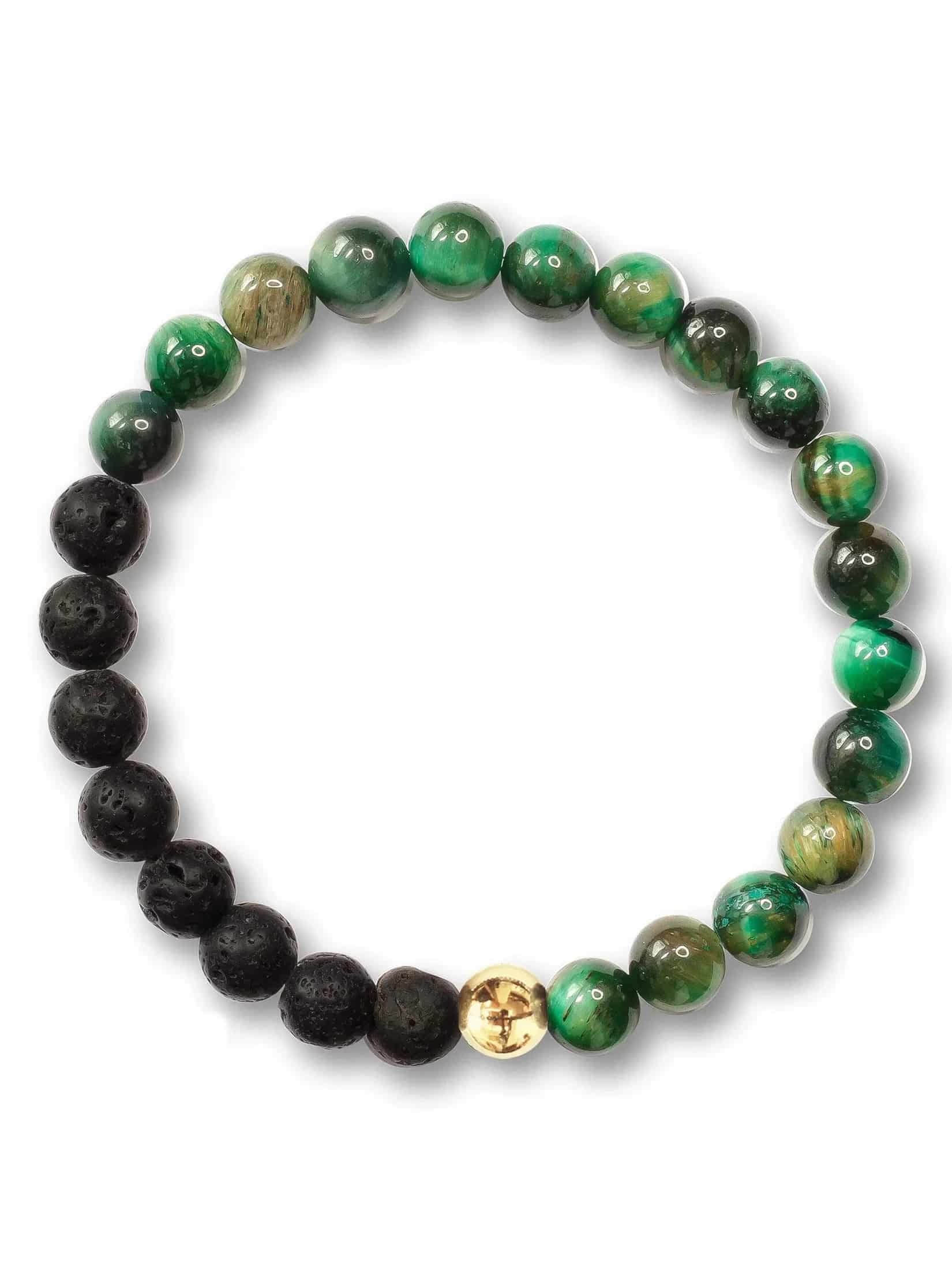 Brazalete Tigre Verde Volcán 6mm - miniatura 3