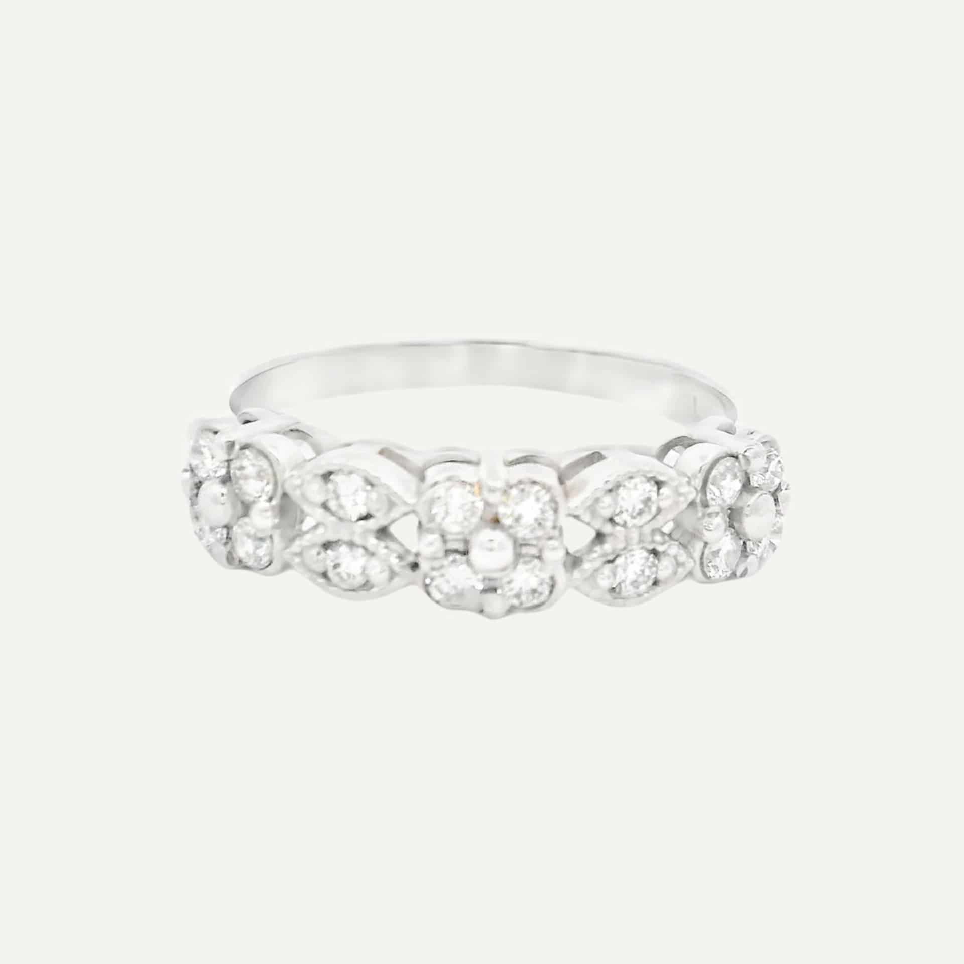 Anillo Flores Antique - miniatura 2