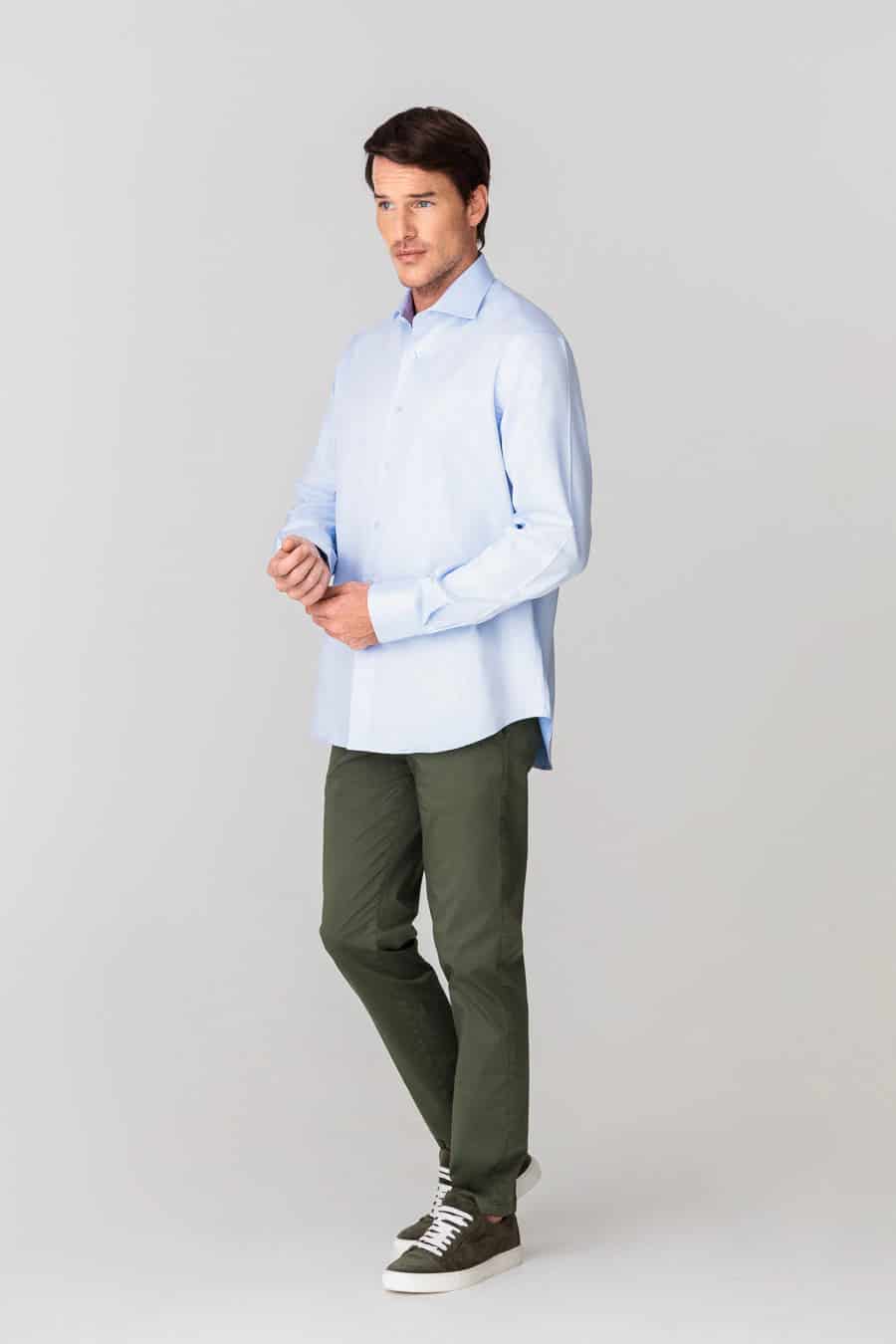 Men's cotton pants green new siena - miniatura 1