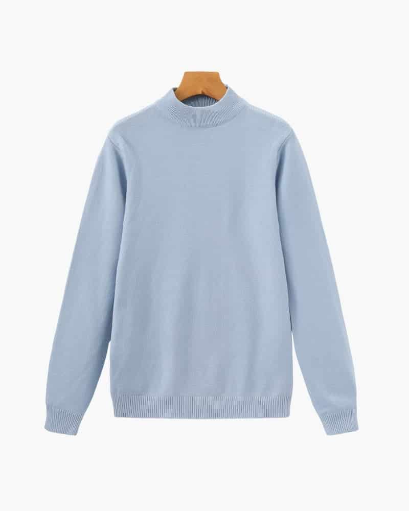 Essential Ribbed Mock Neck Sweater - miniatura 3