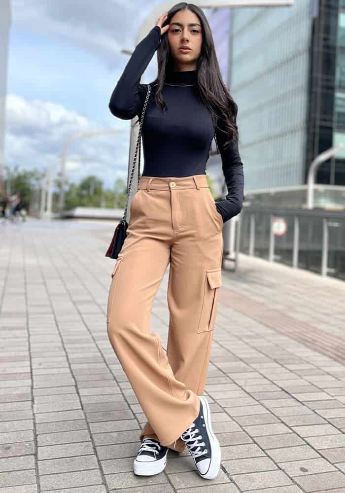 Pantalon Cargo Mujer Tela liviana - miniatura 2